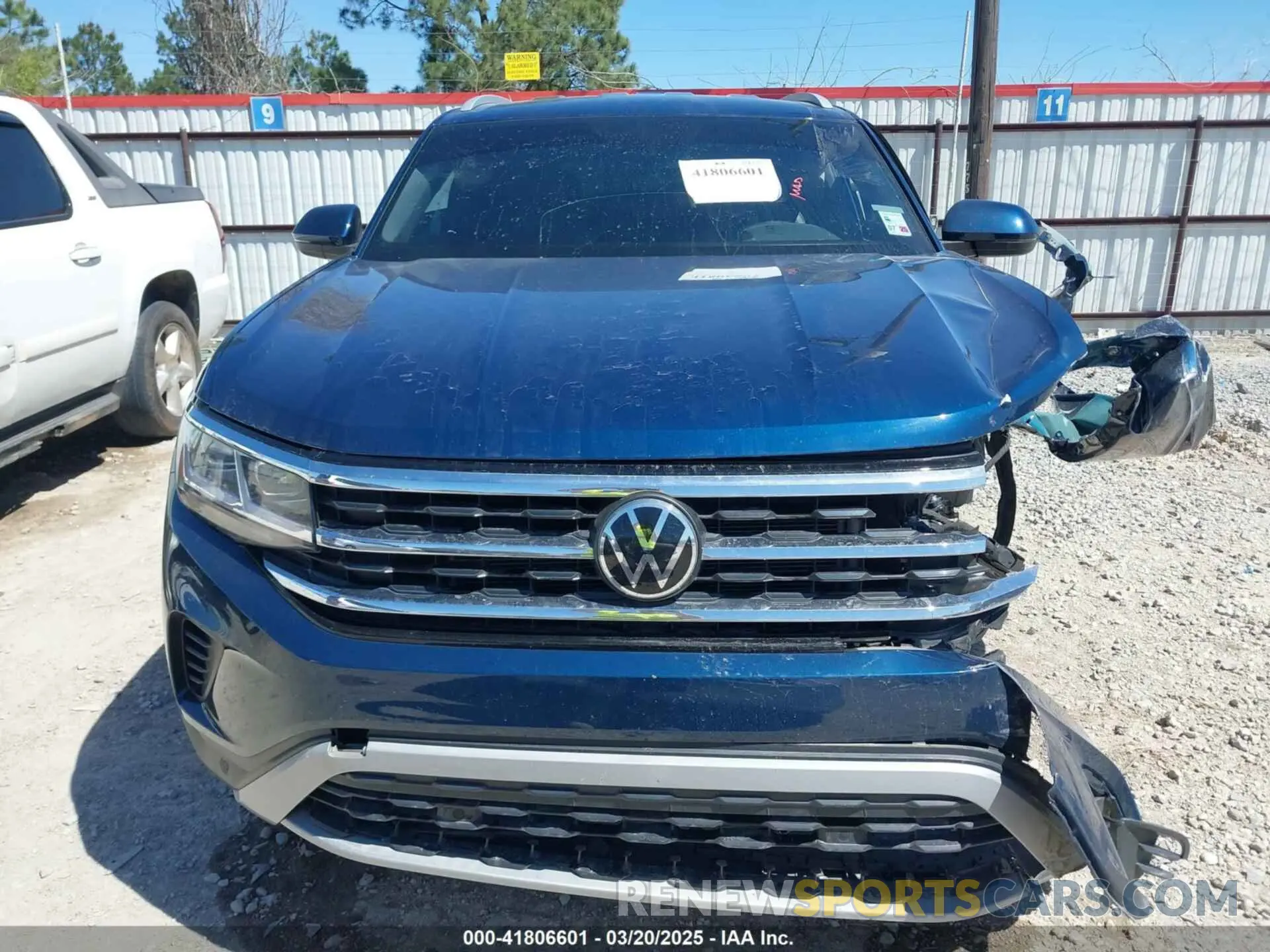 13 Photograph of a damaged car 1V2WC2CA0NC201743 VOLKSWAGEN ATLAS CROSS SPORT 2022