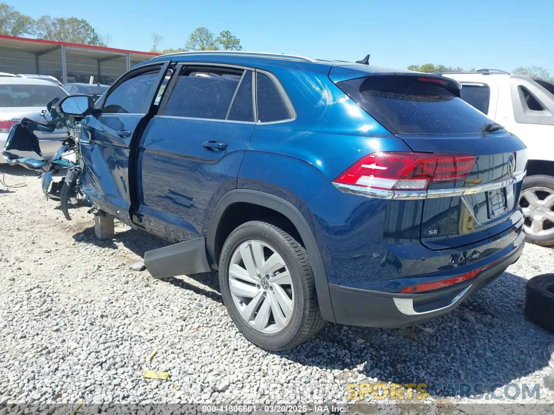 3 Photograph of a damaged car 1V2WC2CA0NC201743 VOLKSWAGEN ATLAS CROSS SPORT 2022