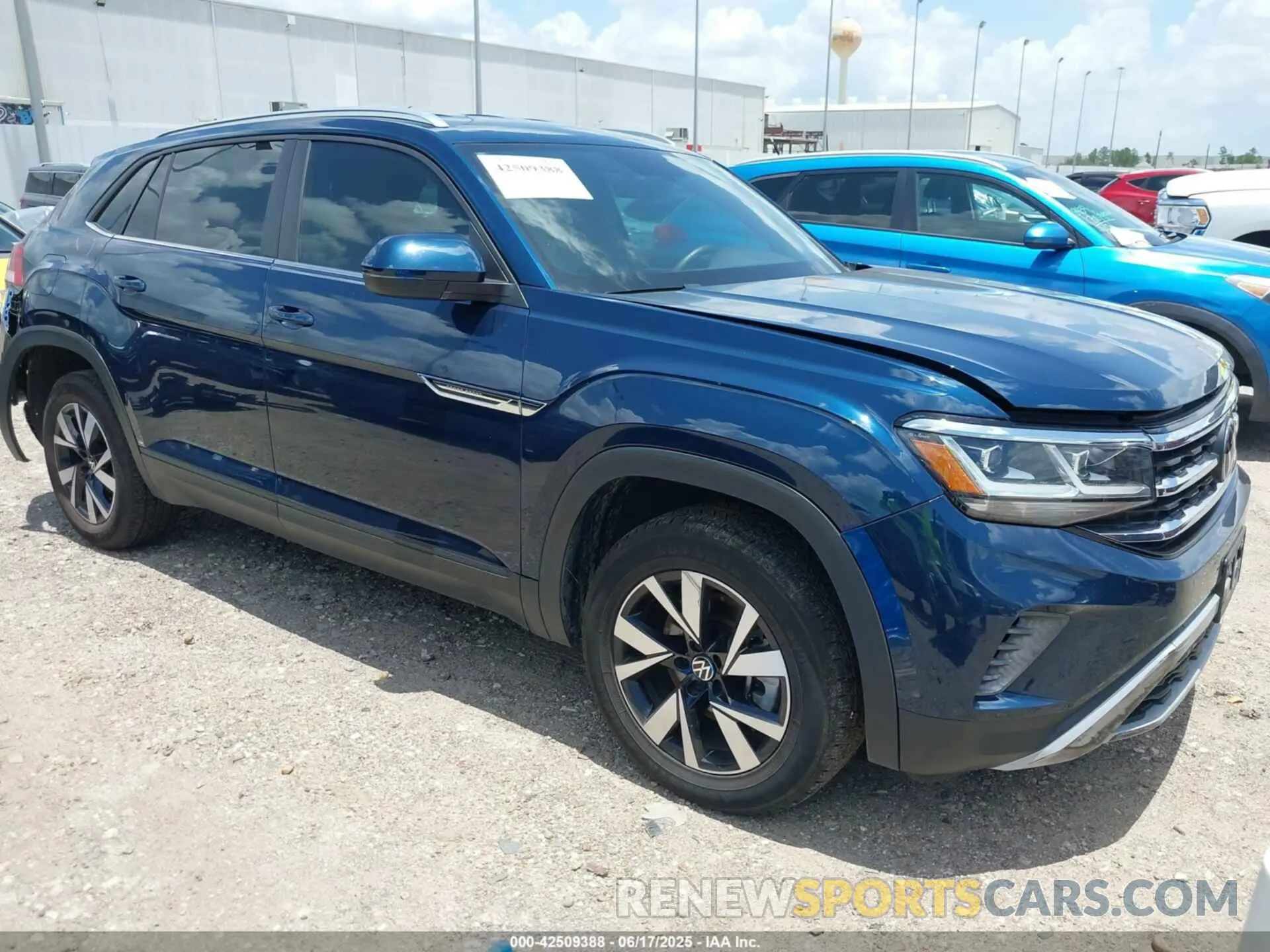 1 Photograph of a damaged car 1V2DC2CA6PC202678 VOLKSWAGEN ATLAS CROSS SPORT 2023