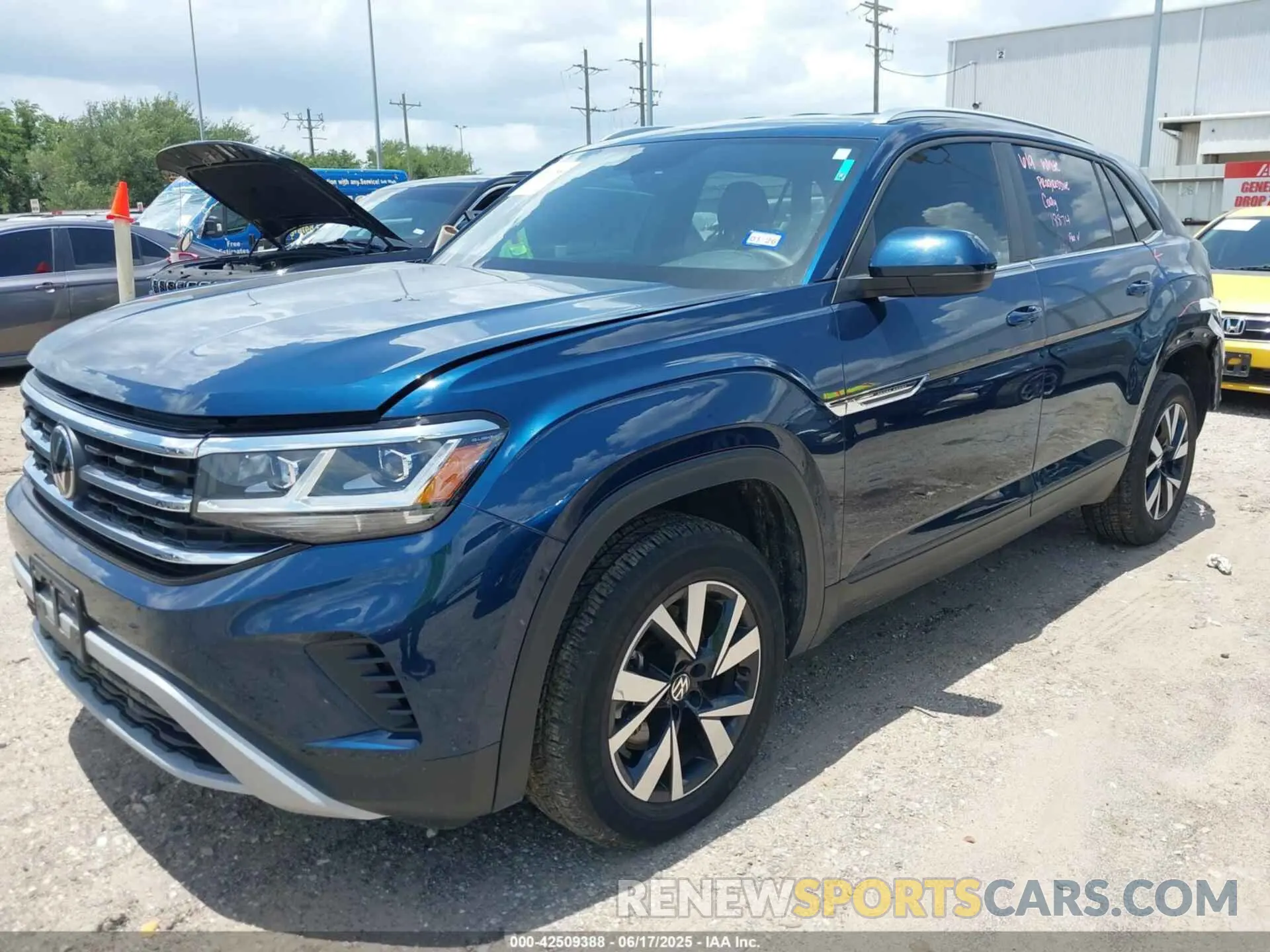 2 Photograph of a damaged car 1V2DC2CA6PC202678 VOLKSWAGEN ATLAS CROSS SPORT 2023