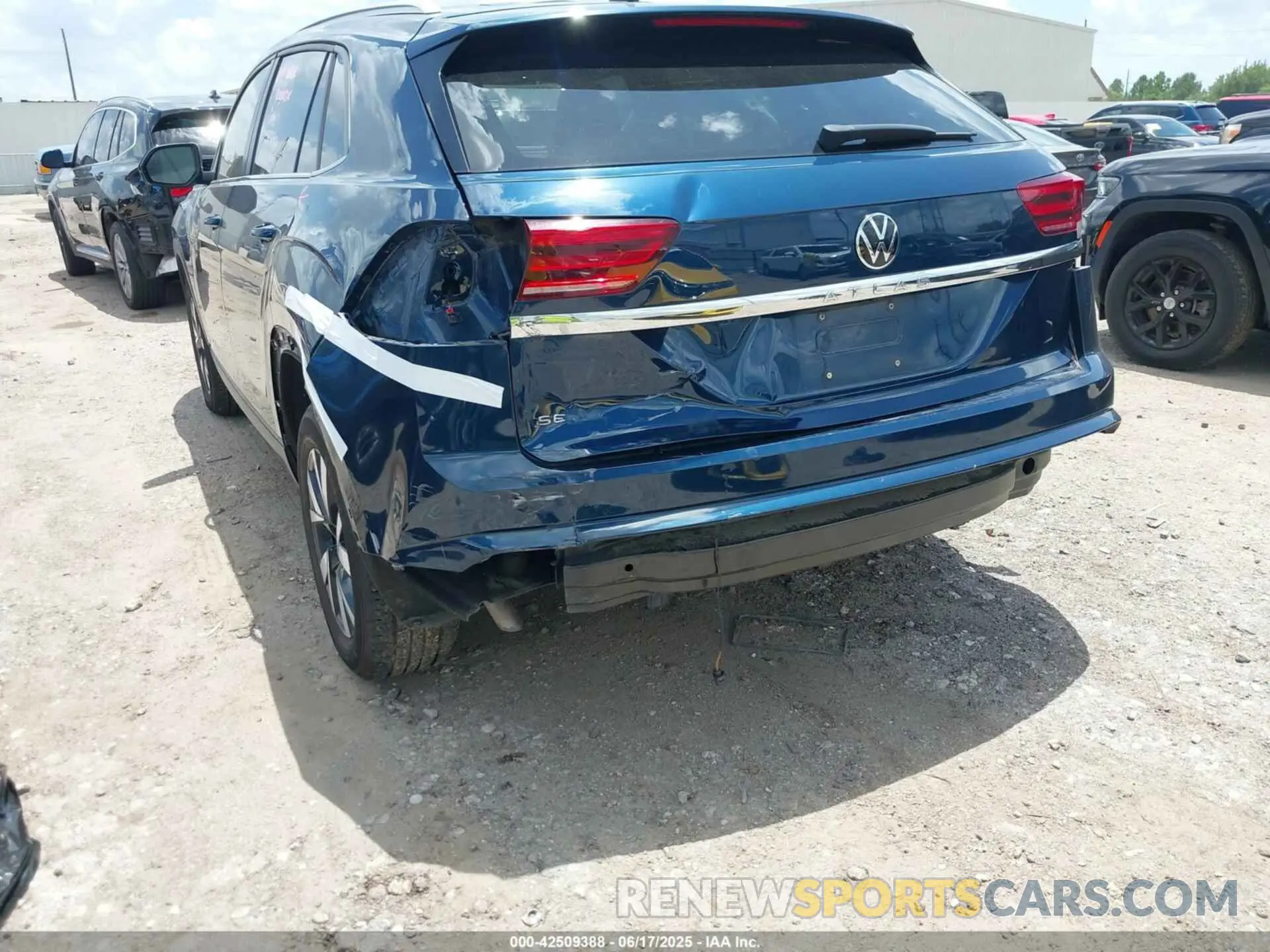 6 Photograph of a damaged car 1V2DC2CA6PC202678 VOLKSWAGEN ATLAS CROSS SPORT 2023