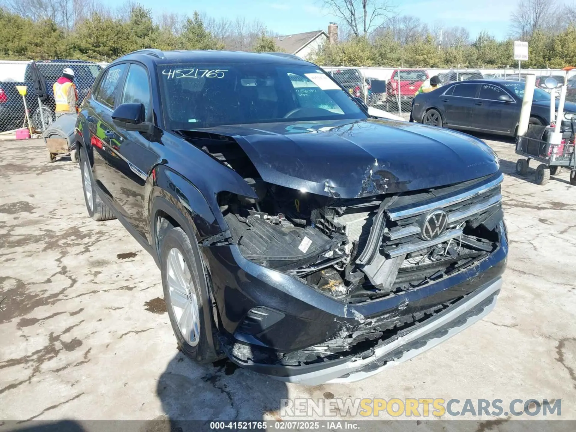 1 Photograph of a damaged car 1V2HC2CA9PC204815 VOLKSWAGEN ATLAS CROSS SPORT 2023