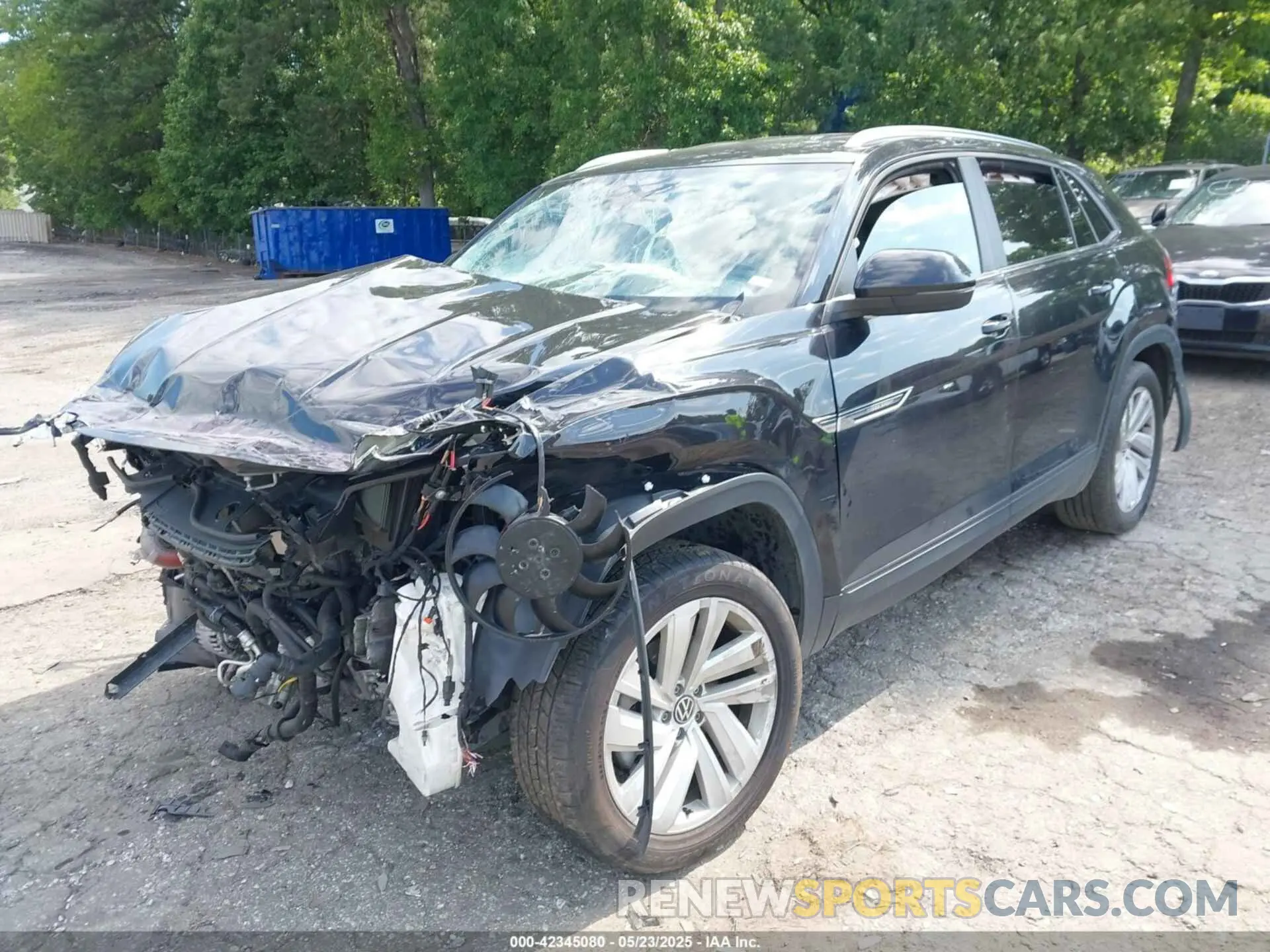 2 Photograph of a damaged car 1V2HE2CA8PC203505 VOLKSWAGEN ATLAS CROSS SPORT 2023