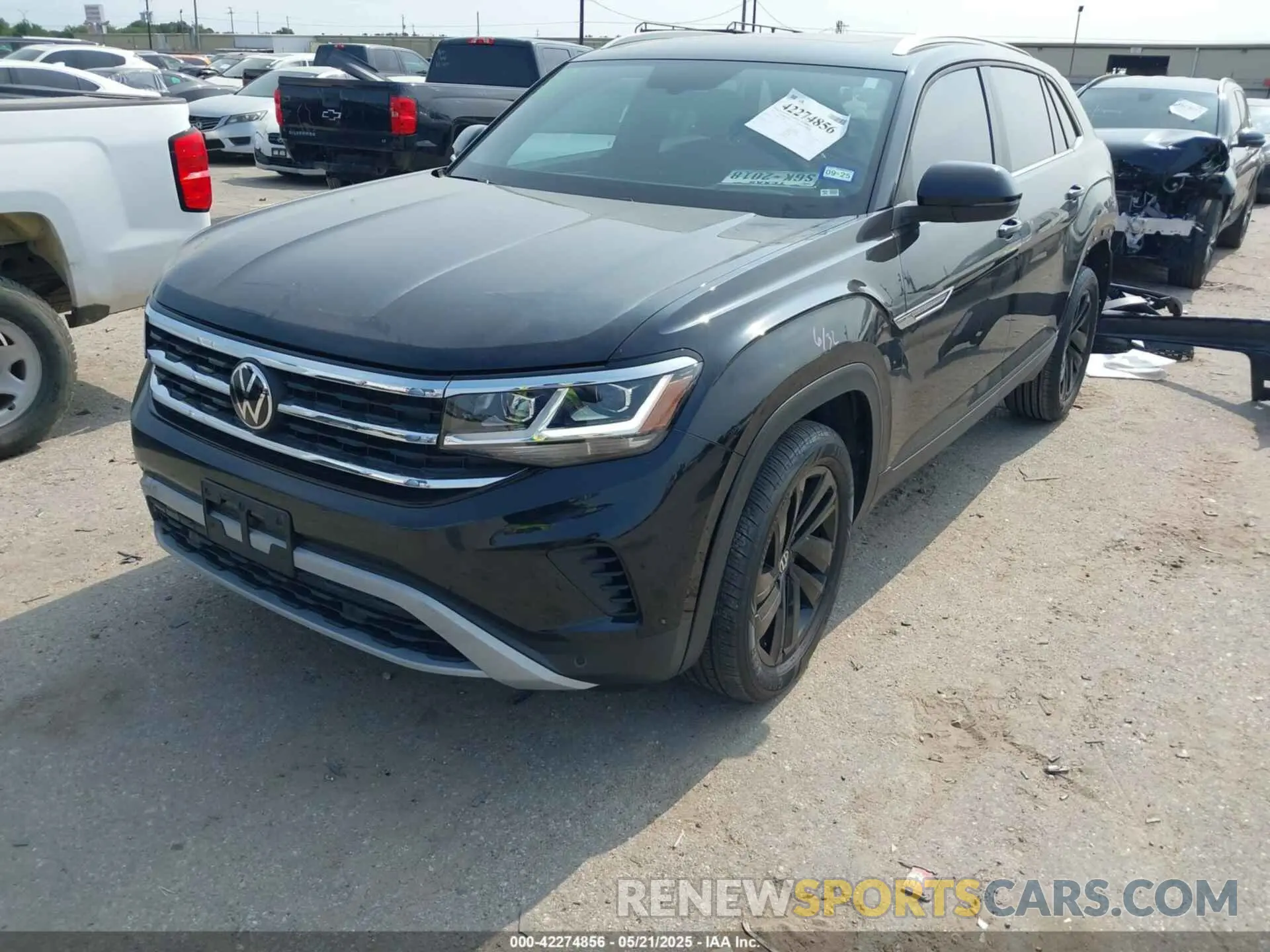 2 Photograph of a damaged car 1V2JE2CA6PC201320 VOLKSWAGEN ATLAS CROSS SPORT 2023