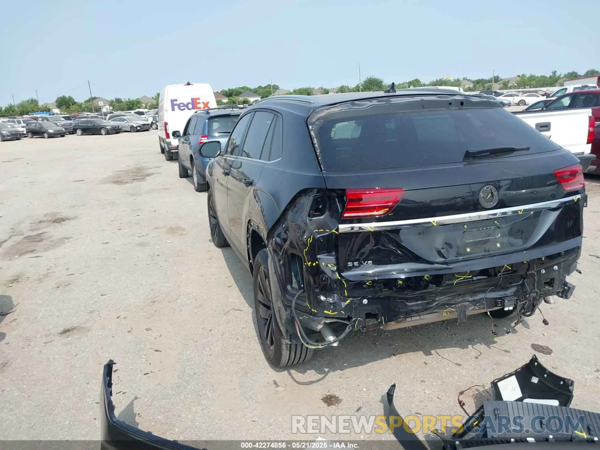 3 Photograph of a damaged car 1V2JE2CA6PC201320 VOLKSWAGEN ATLAS CROSS SPORT 2023