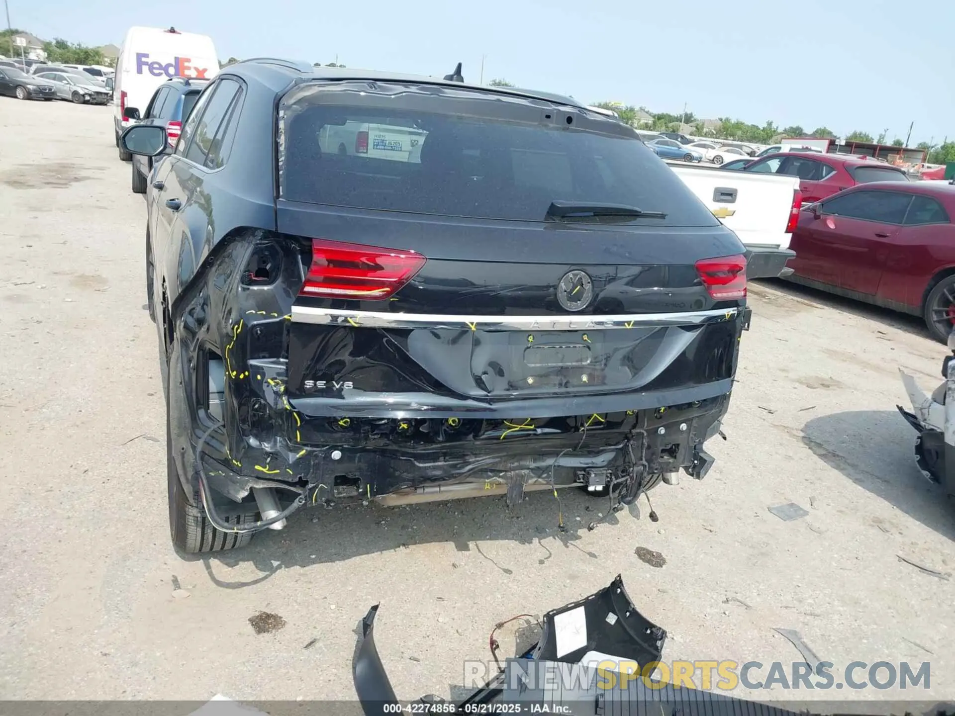 6 Photograph of a damaged car 1V2JE2CA6PC201320 VOLKSWAGEN ATLAS CROSS SPORT 2023