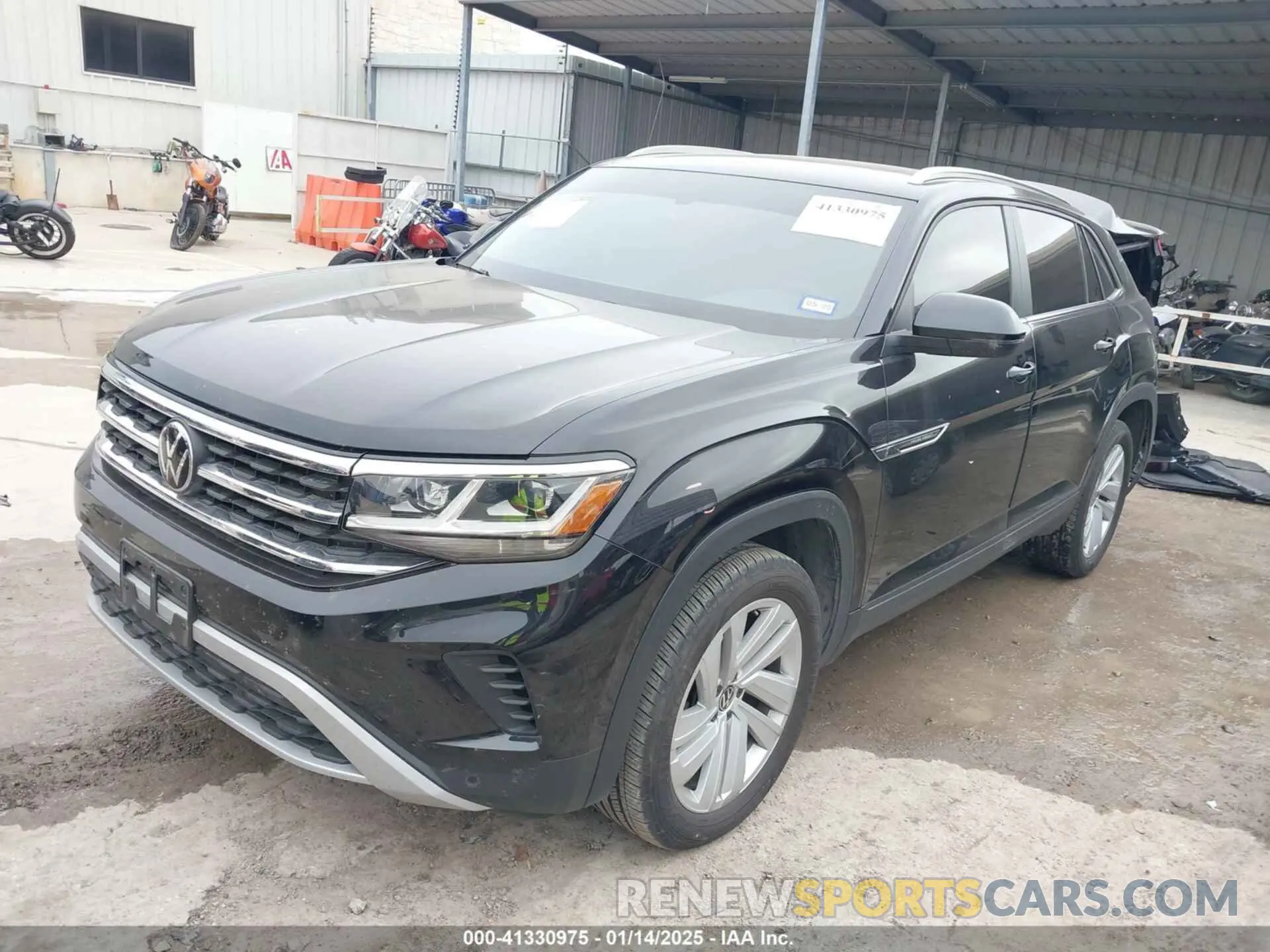 2 Photograph of a damaged car 1V2KE2CA8PC225834 VOLKSWAGEN ATLAS CROSS SPORT 2023