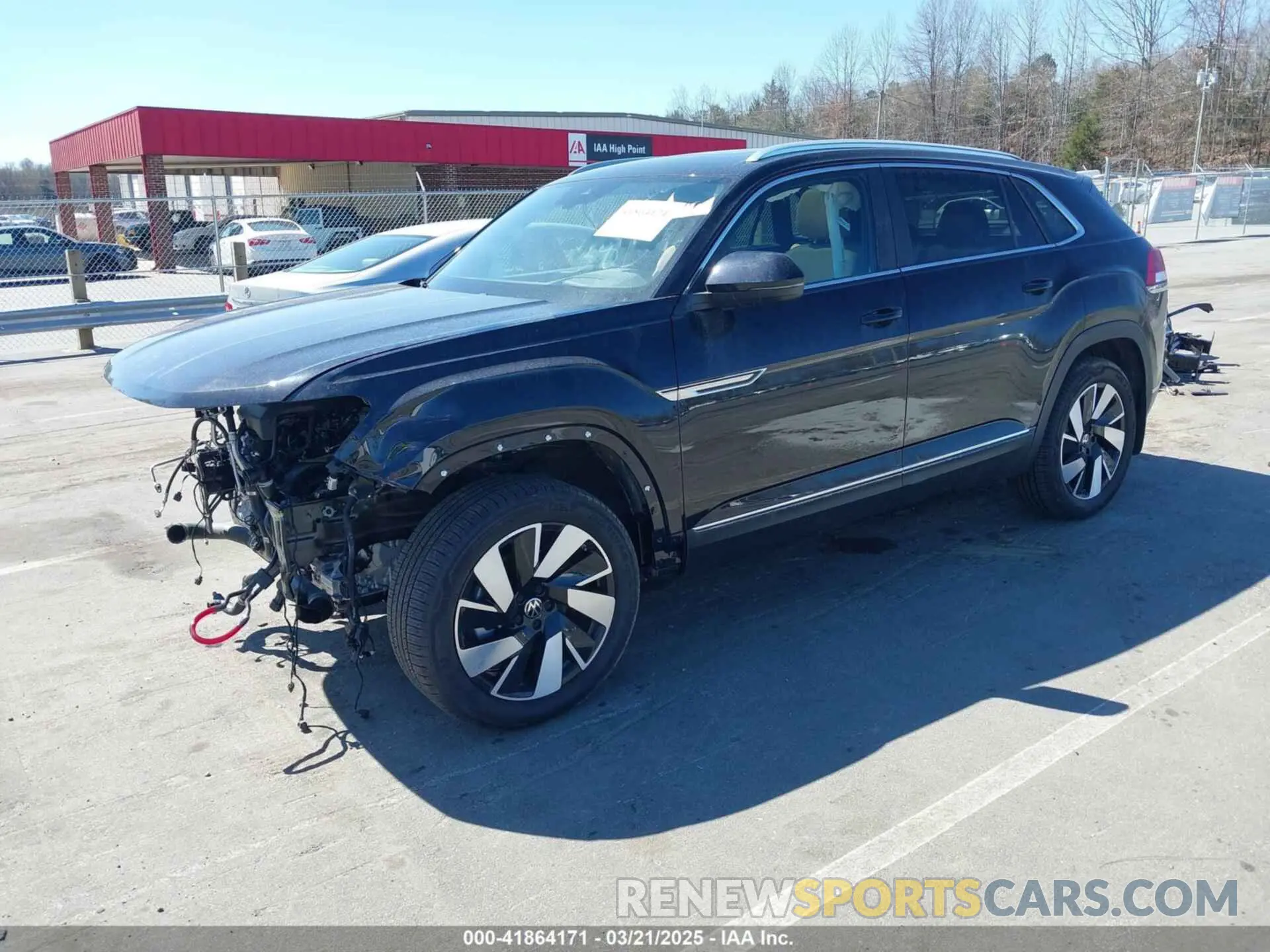 2 Photograph of a damaged car 1V2BE2CA6RC243851 VOLKSWAGEN ATLAS CROSS SPORT 2024