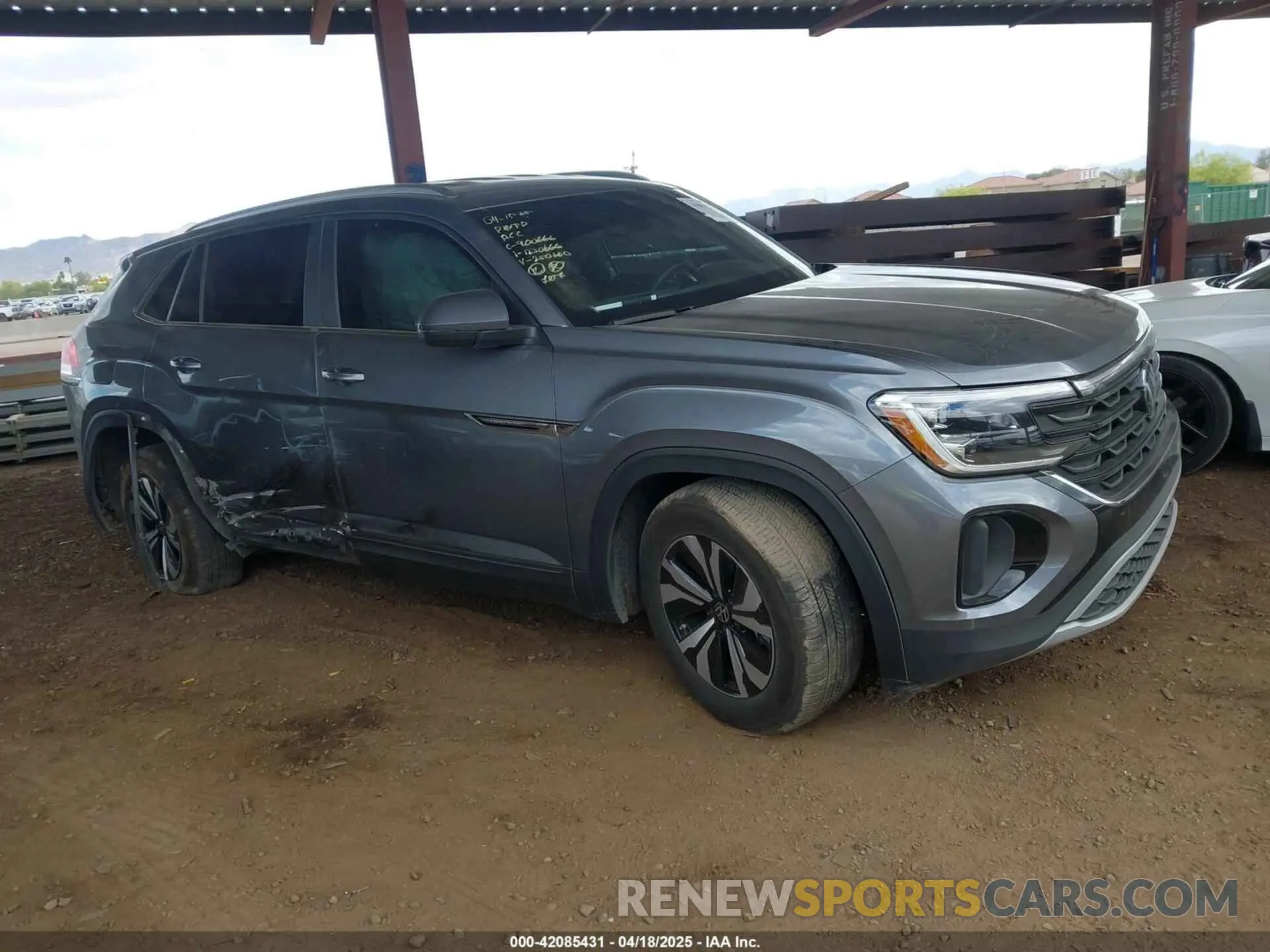 1 Photograph of a damaged car 1V2DE2CA0RC250660 VOLKSWAGEN ATLAS CROSS SPORT 2024