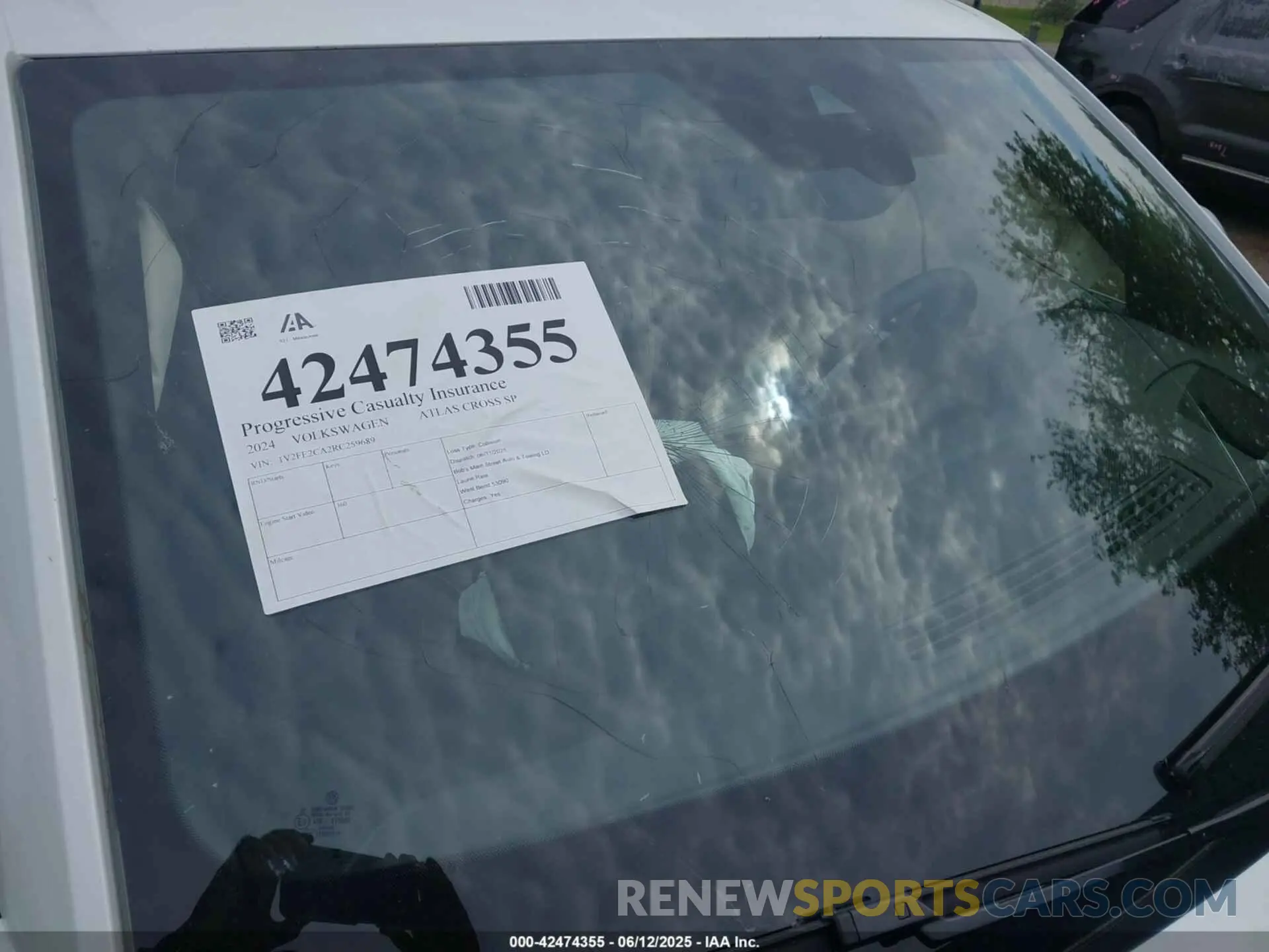 21 Photograph of a damaged car 1V2FE2CA2RC259689 VOLKSWAGEN ATLAS CROSS SPORT 2024