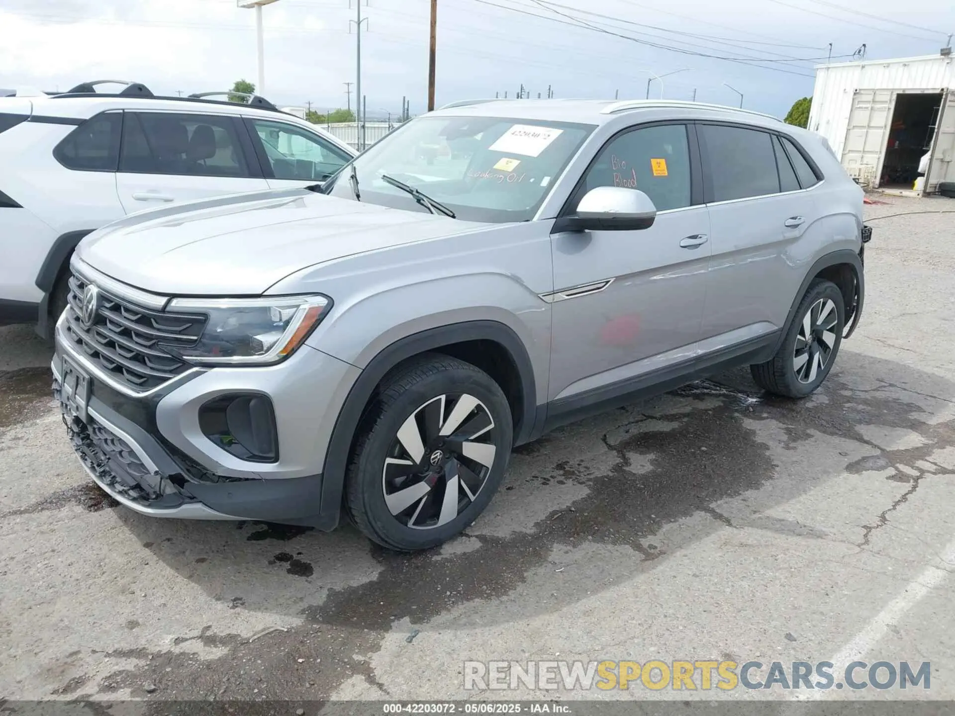 2 Photograph of a damaged car 1V2HE2CA9RC235656 VOLKSWAGEN ATLAS CROSS SPORT 2024