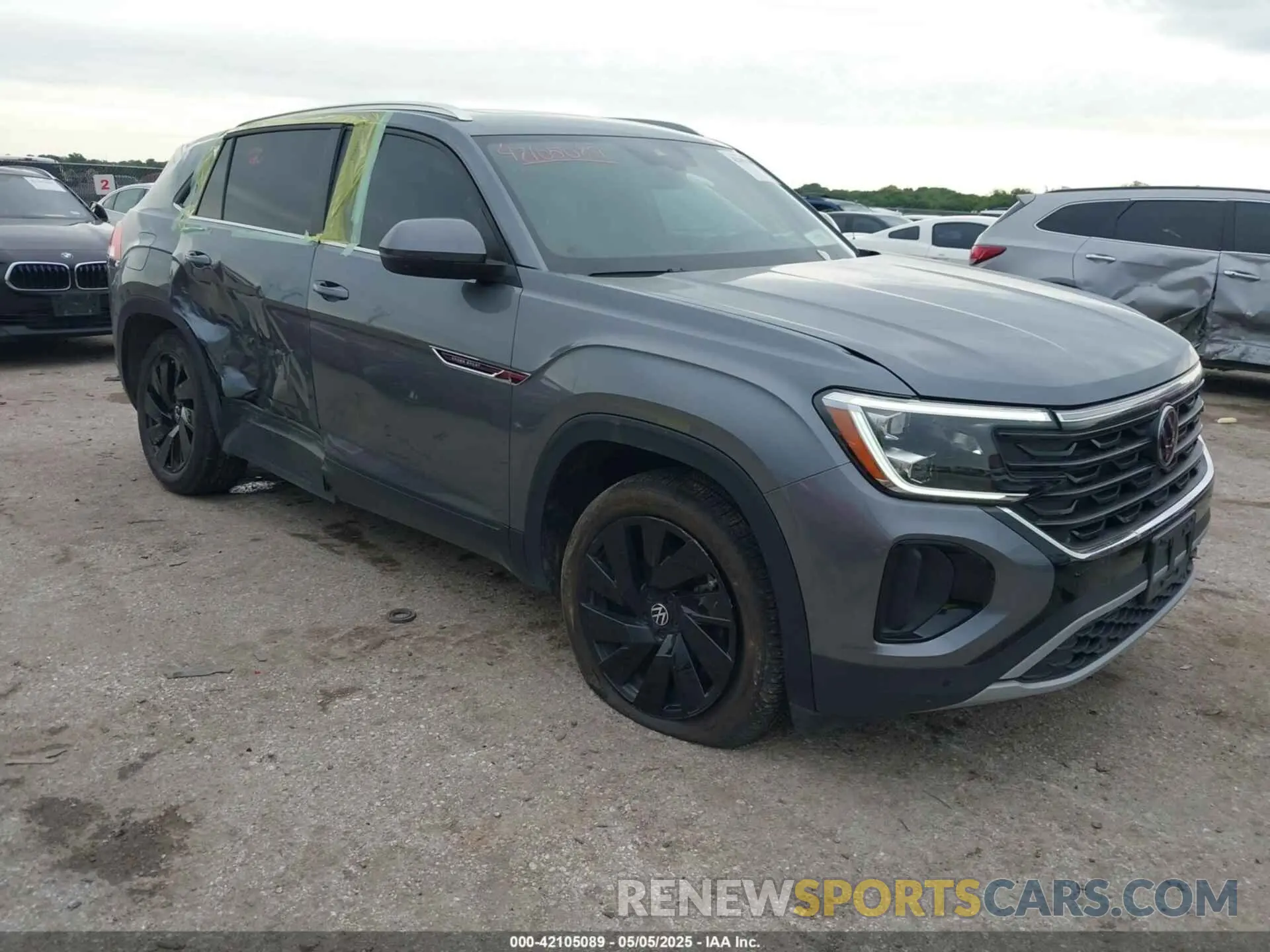 1 Photograph of a damaged car 1V2JE2CA4RC248607 VOLKSWAGEN ATLAS CROSS SPORT 2024