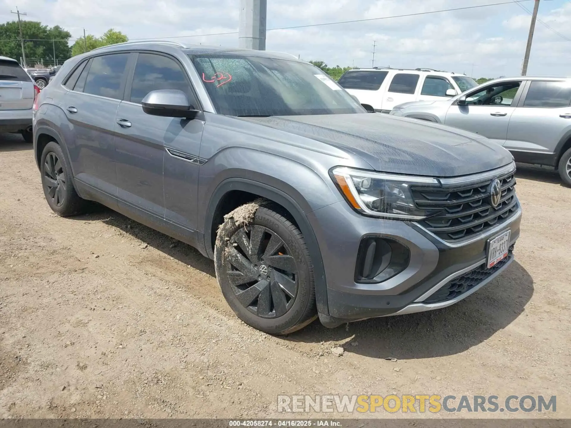 1 Photograph of a damaged car 1V2JE2CA5RC248843 VOLKSWAGEN ATLAS CROSS SPORT 2024