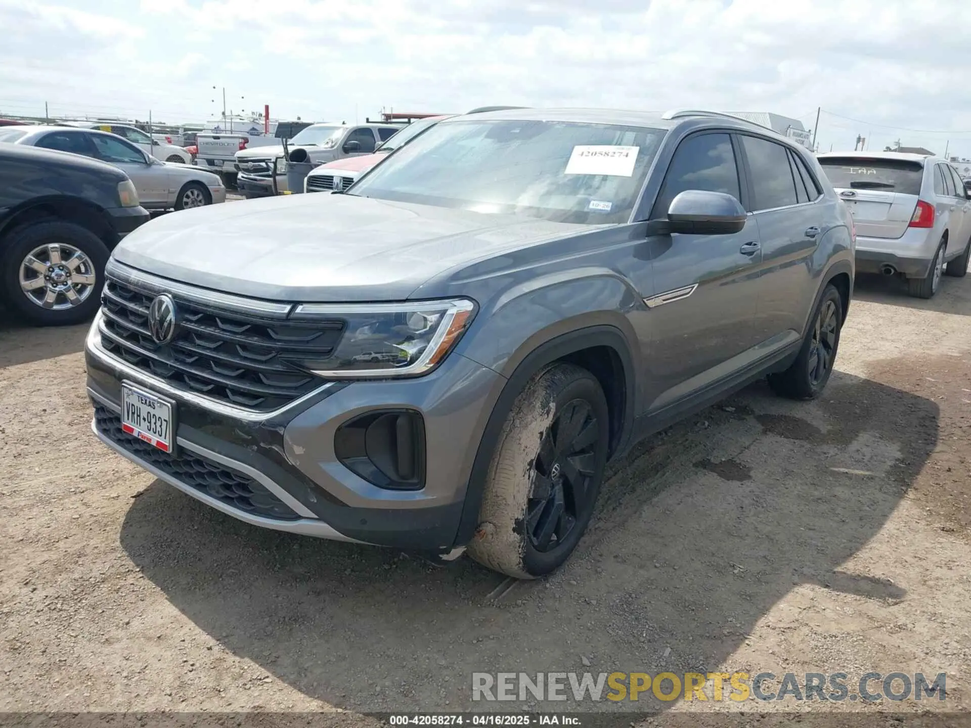2 Photograph of a damaged car 1V2JE2CA5RC248843 VOLKSWAGEN ATLAS CROSS SPORT 2024