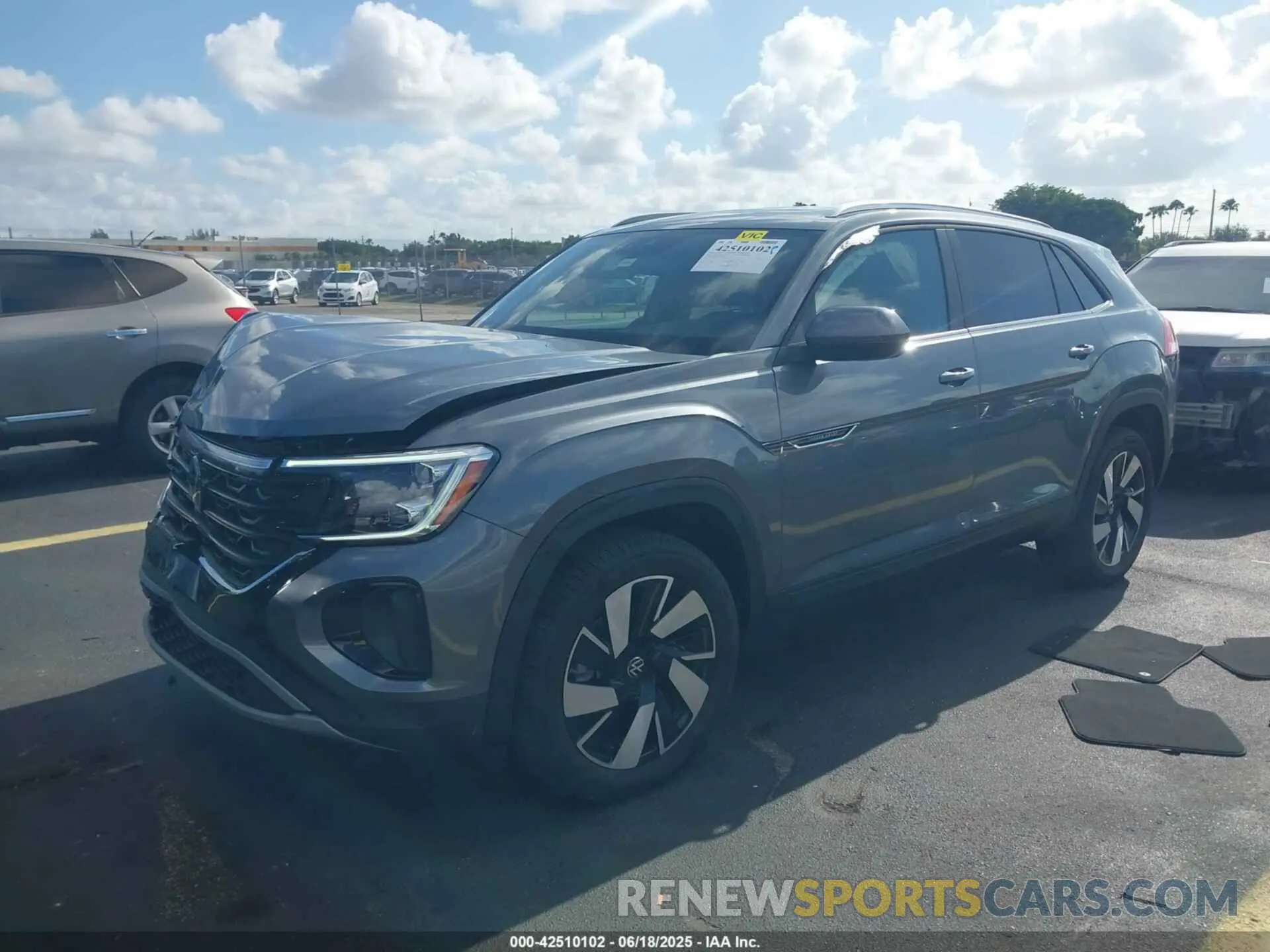 2 Photograph of a damaged car 1V2JE2CA8RC255365 VOLKSWAGEN ATLAS CROSS SPORT 2024