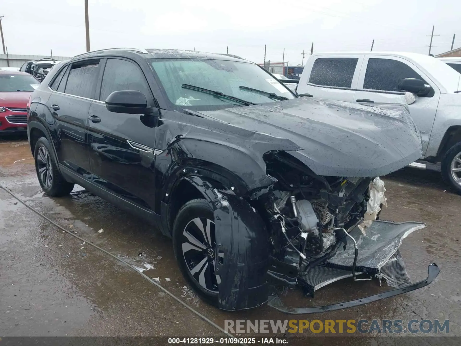 1 Photograph of a damaged car 1V2LE2CA7RC210703 VOLKSWAGEN ATLAS CROSS SPORT 2024