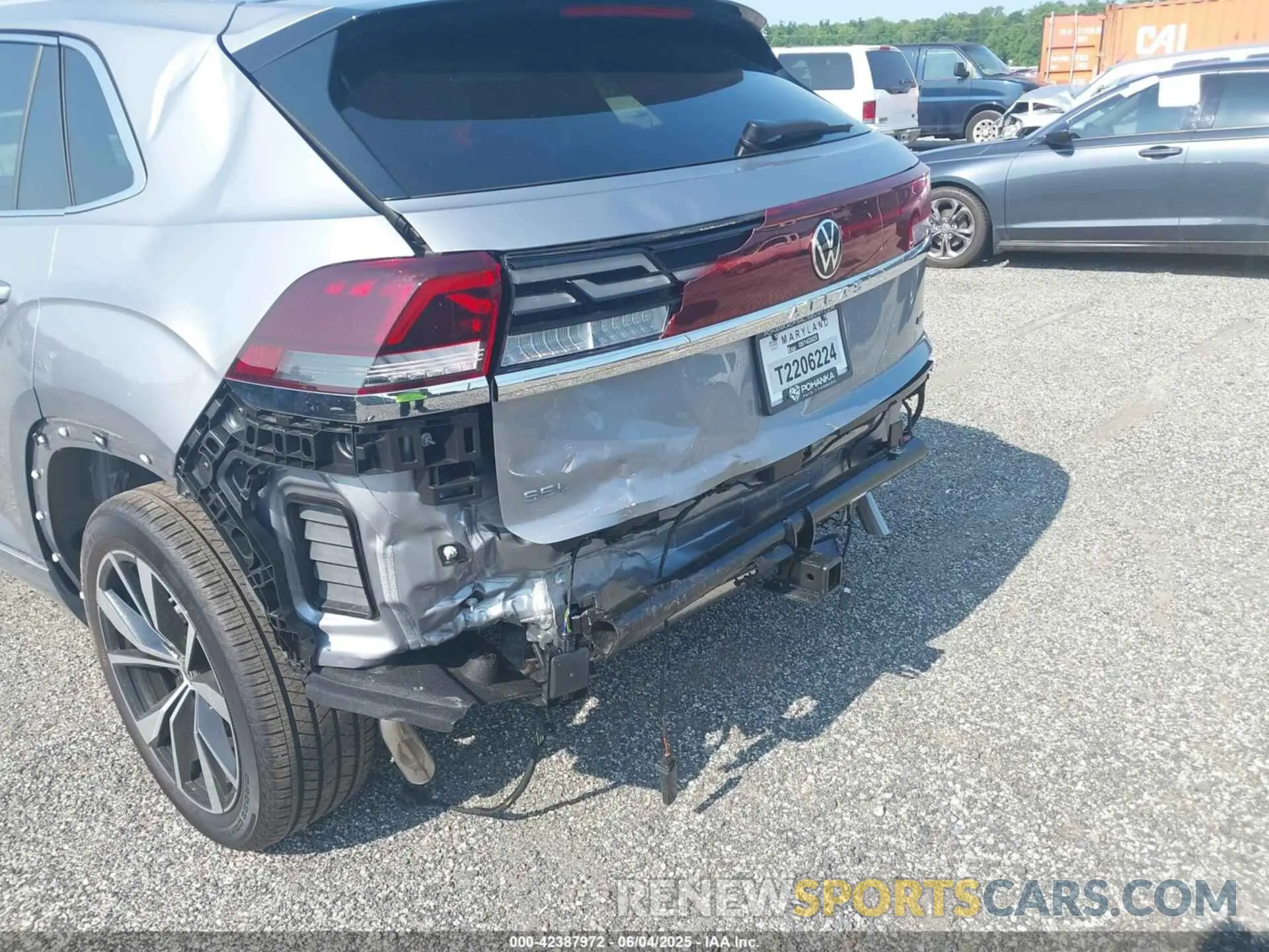 6 Photograph of a damaged car 1V2FE2CA3SC216551 VOLKSWAGEN ATLAS CROSS SPORT 2025