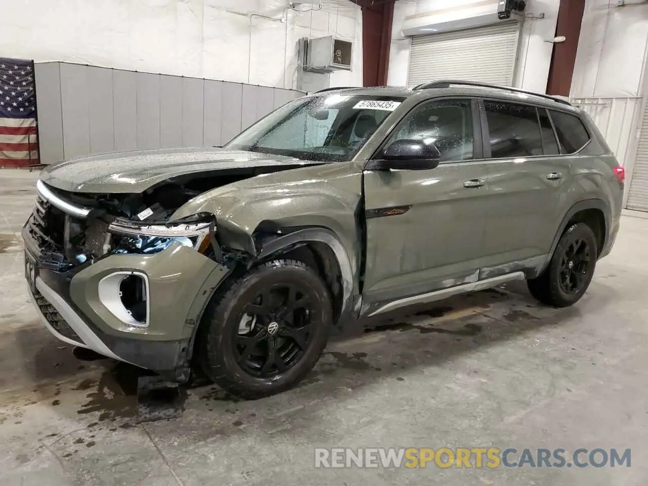 1 Photograph of a damaged car 1V2CR2CA2RC595138 VOLKSWAGEN ATLAS PEAK 2024
