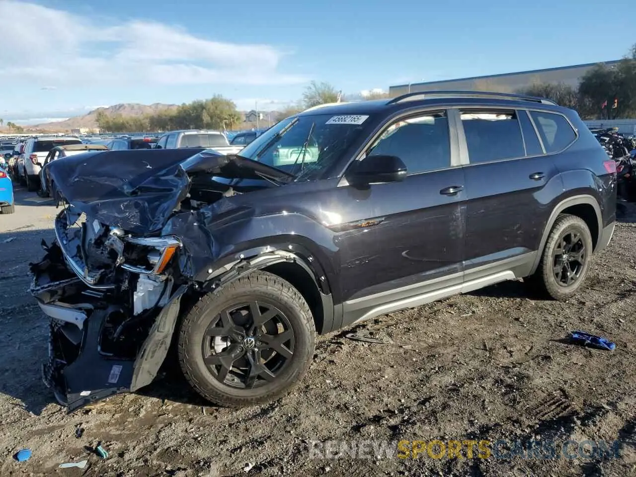 1 Photograph of a damaged car 1V2CR2CA3RC567252 VOLKSWAGEN ATLAS PEAK 2024