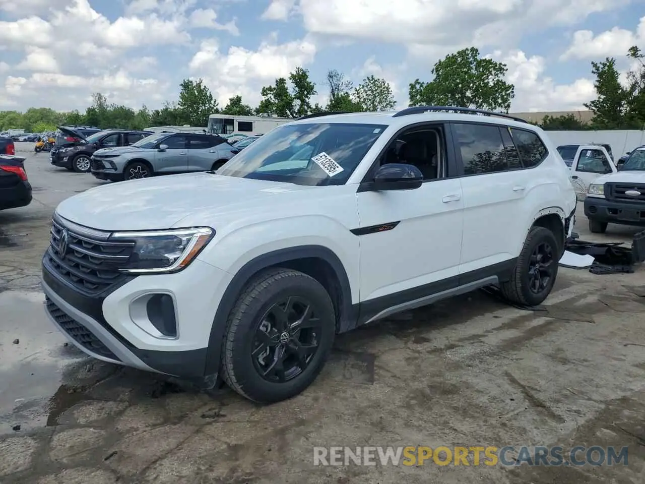 1 Photograph of a damaged car 1V2GR2CA0RC602704 VOLKSWAGEN ATLAS PEAK 2024