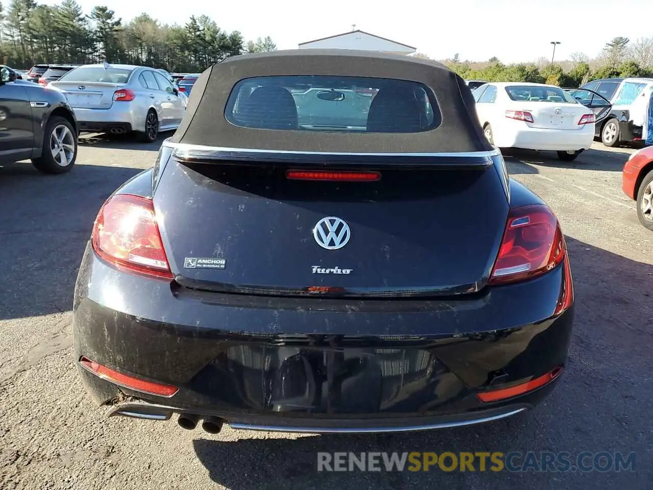6 Photograph of a damaged car 3VW5DAAT0KM506031 VOLKSWAGEN BEETLE 2019