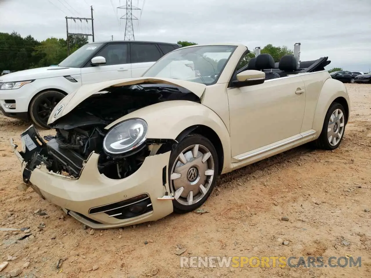 1 Photograph of a damaged car 3VW5DAAT0KM507129 VOLKSWAGEN BEETLE 2019