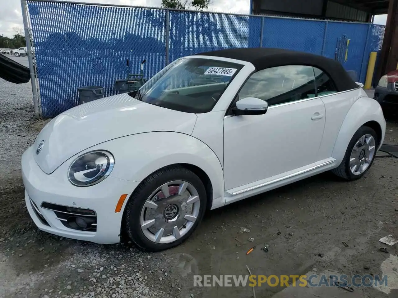 1 Photograph of a damaged car 3VW5DAAT9KM507517 VOLKSWAGEN BEETLE 2019