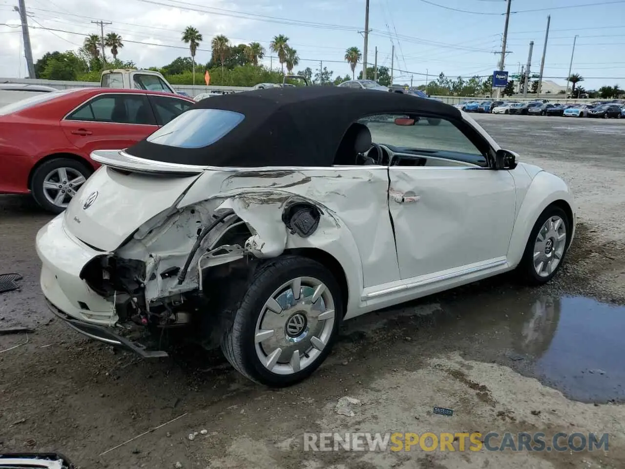 3 Photograph of a damaged car 3VW5DAAT9KM507517 VOLKSWAGEN BEETLE 2019