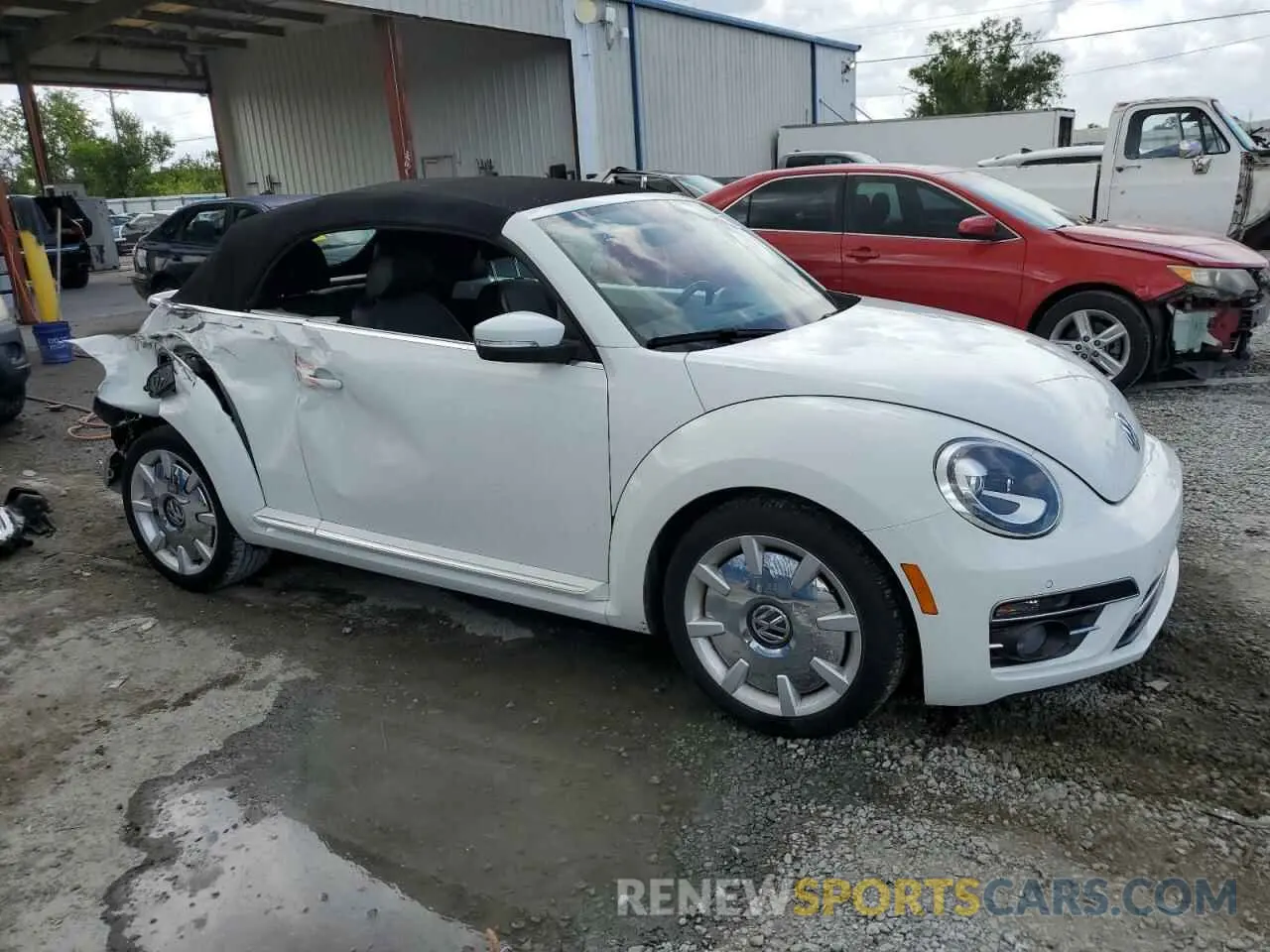 4 Photograph of a damaged car 3VW5DAAT9KM507517 VOLKSWAGEN BEETLE 2019
