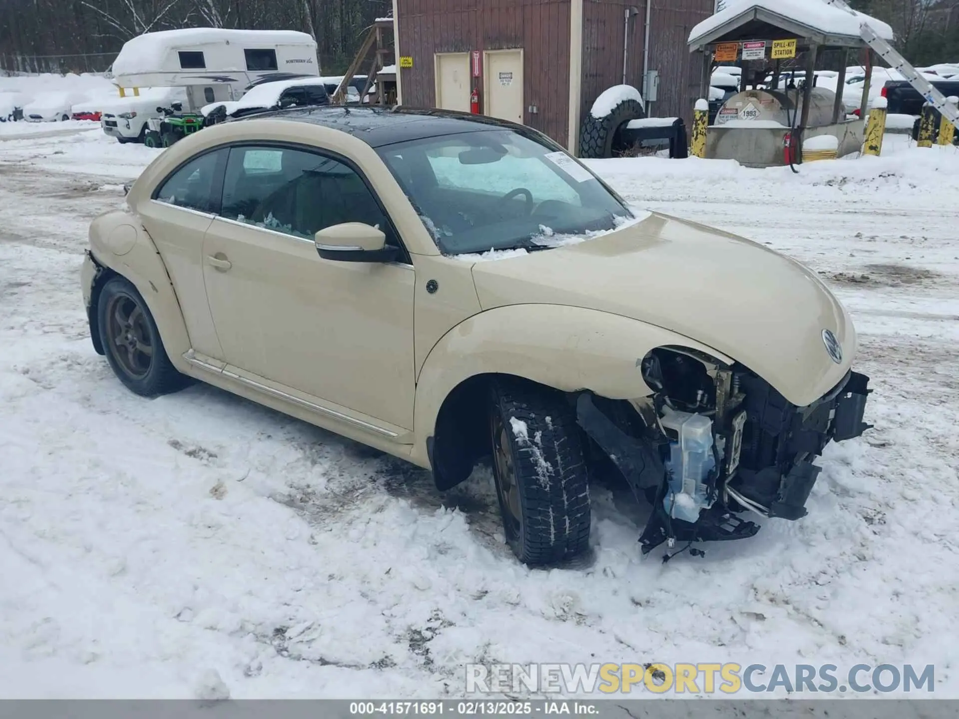 1 Photograph of a damaged car 3VWFD7AT1KM703684 VOLKSWAGEN BEETLE 2019