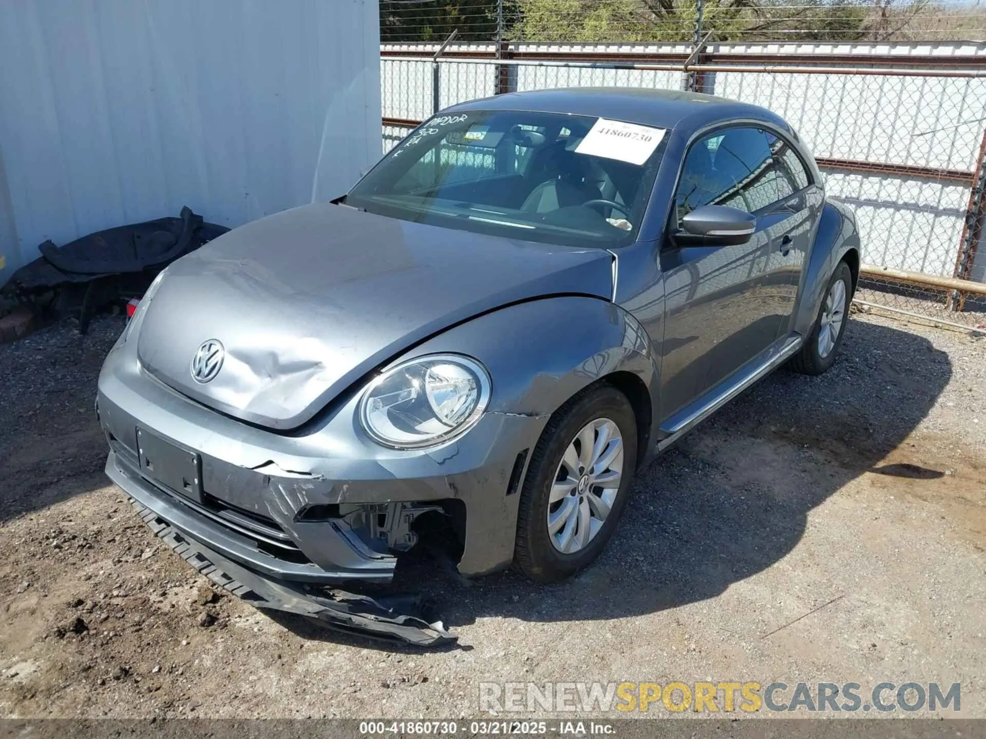 2 Photograph of a damaged car 3VWFD7AT3KM707221 VOLKSWAGEN BEETLE 2019