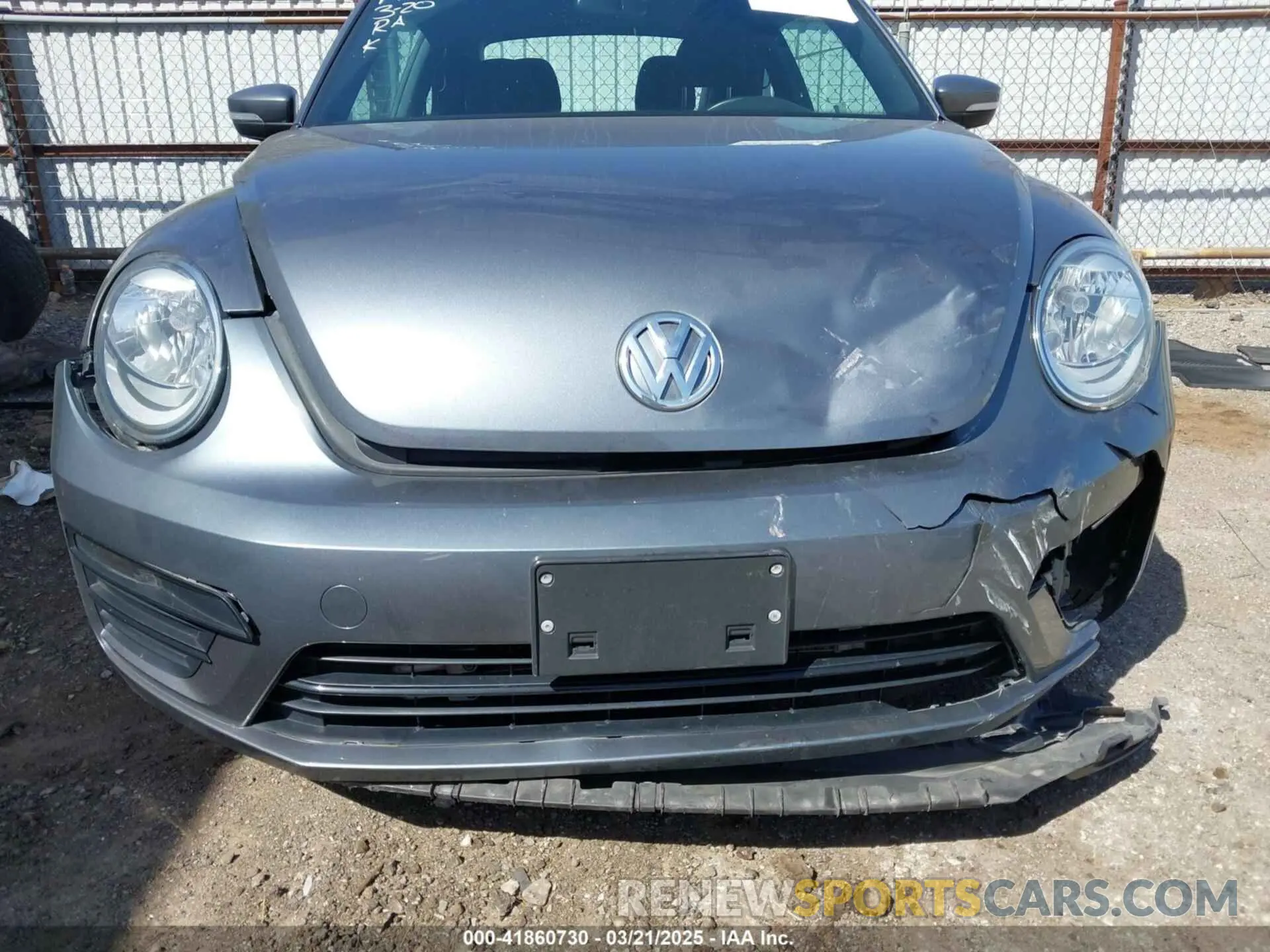 6 Photograph of a damaged car 3VWFD7AT3KM707221 VOLKSWAGEN BEETLE 2019