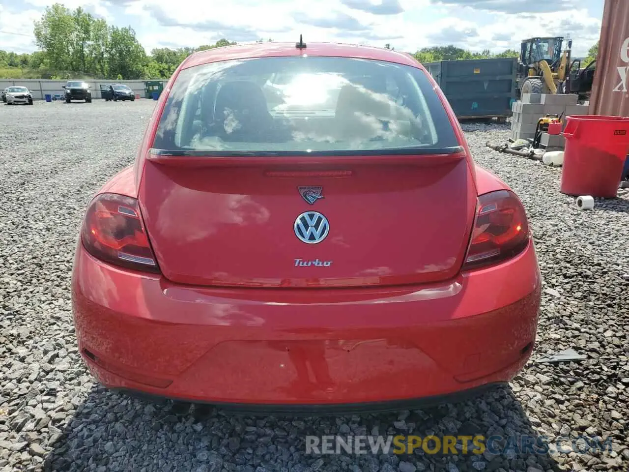 6 Photograph of a damaged car 3VWFD7AT5KM710895 VOLKSWAGEN BEETLE 2019
