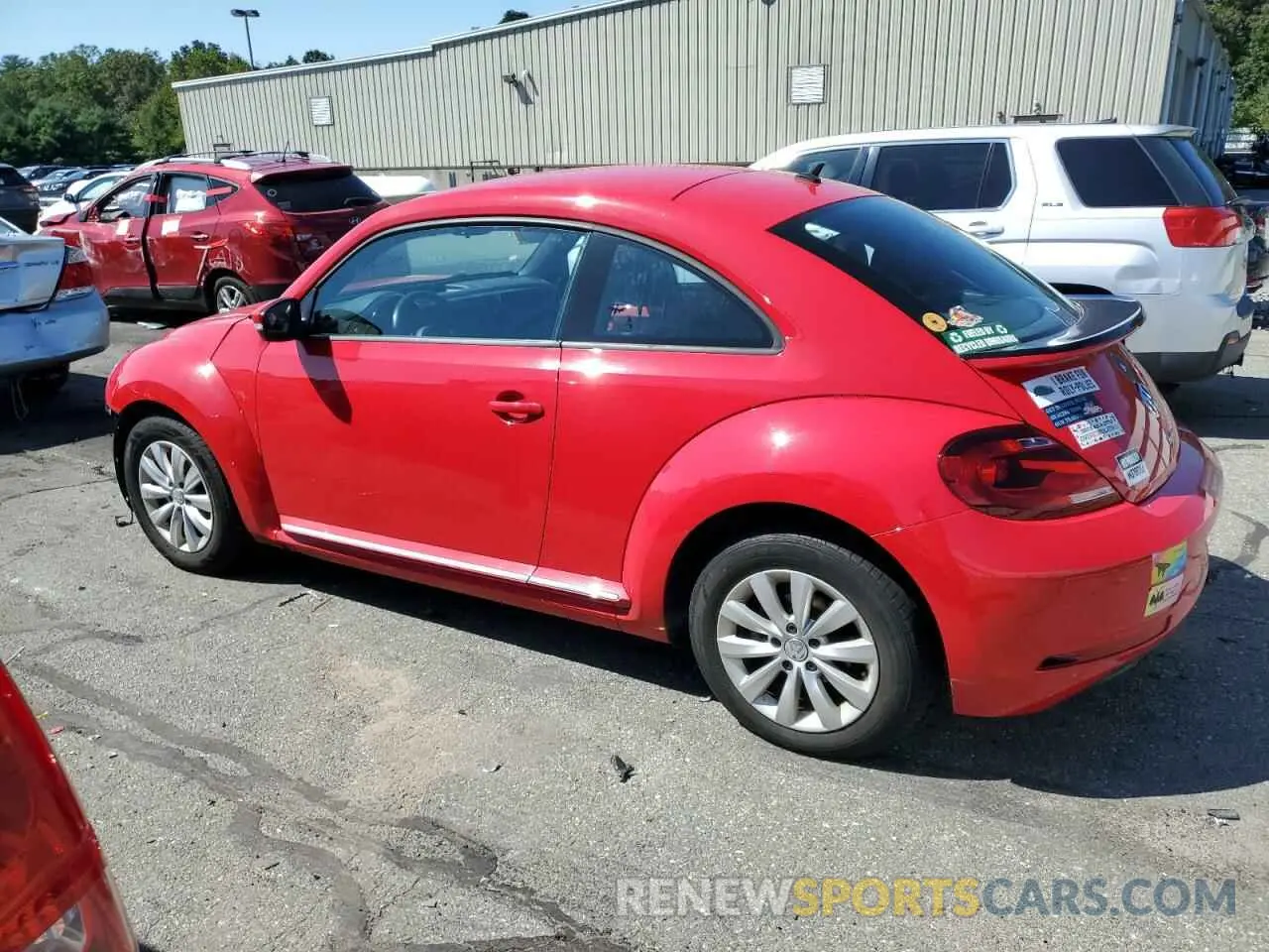 2 Photograph of a damaged car 3VWFD7AT6KM710758 VOLKSWAGEN BEETLE 2019