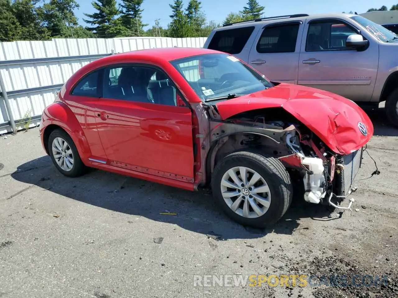 4 Photograph of a damaged car 3VWFD7AT6KM710758 VOLKSWAGEN BEETLE 2019