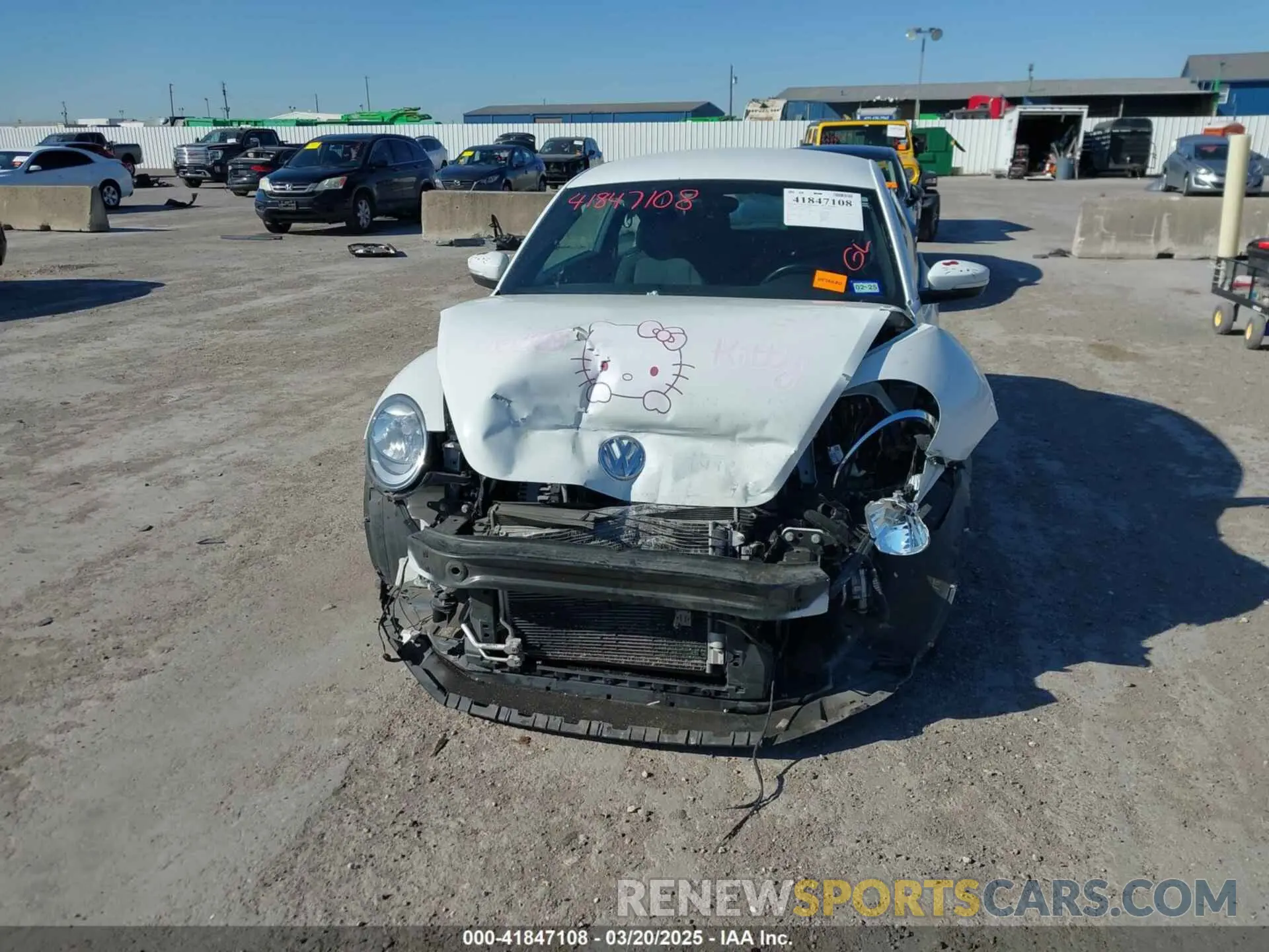 6 Photograph of a damaged car 3VWFD7AT9KM707398 VOLKSWAGEN BEETLE 2019