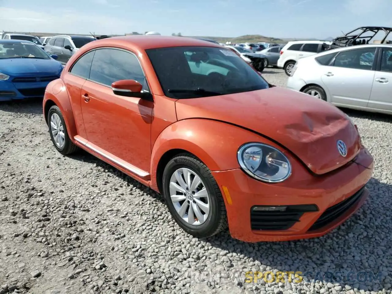 4 Photograph of a damaged car 3VWFD7AT9KM712147 VOLKSWAGEN BEETLE 2019