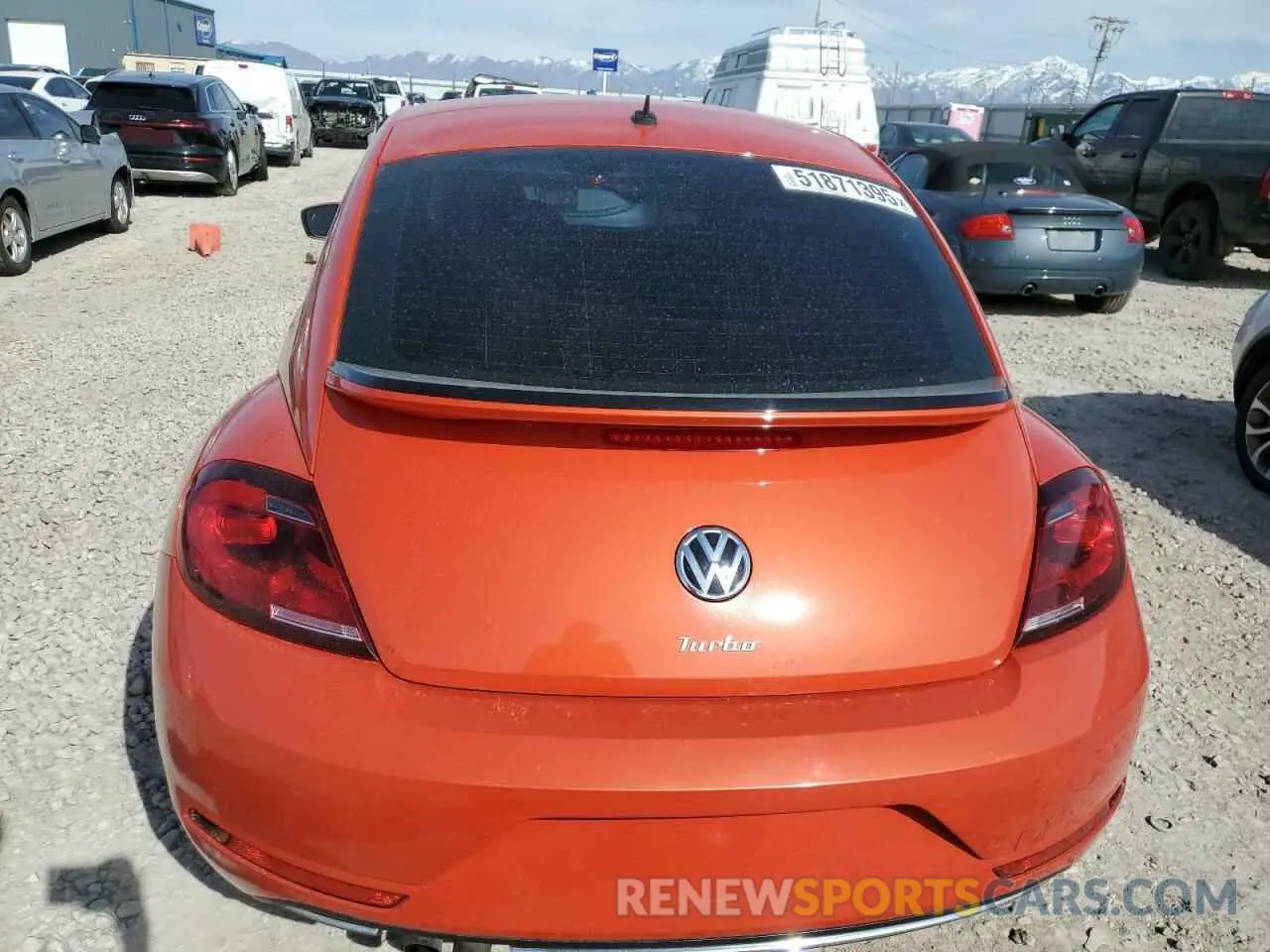 6 Photograph of a damaged car 3VWFD7AT9KM712147 VOLKSWAGEN BEETLE 2019