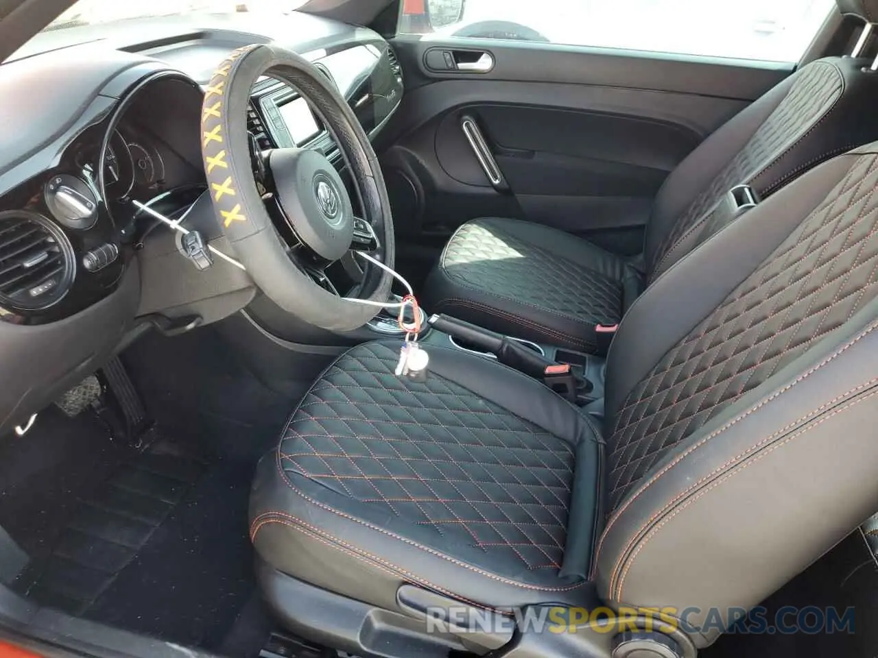 7 Photograph of a damaged car 3VWFD7AT9KM712147 VOLKSWAGEN BEETLE 2019