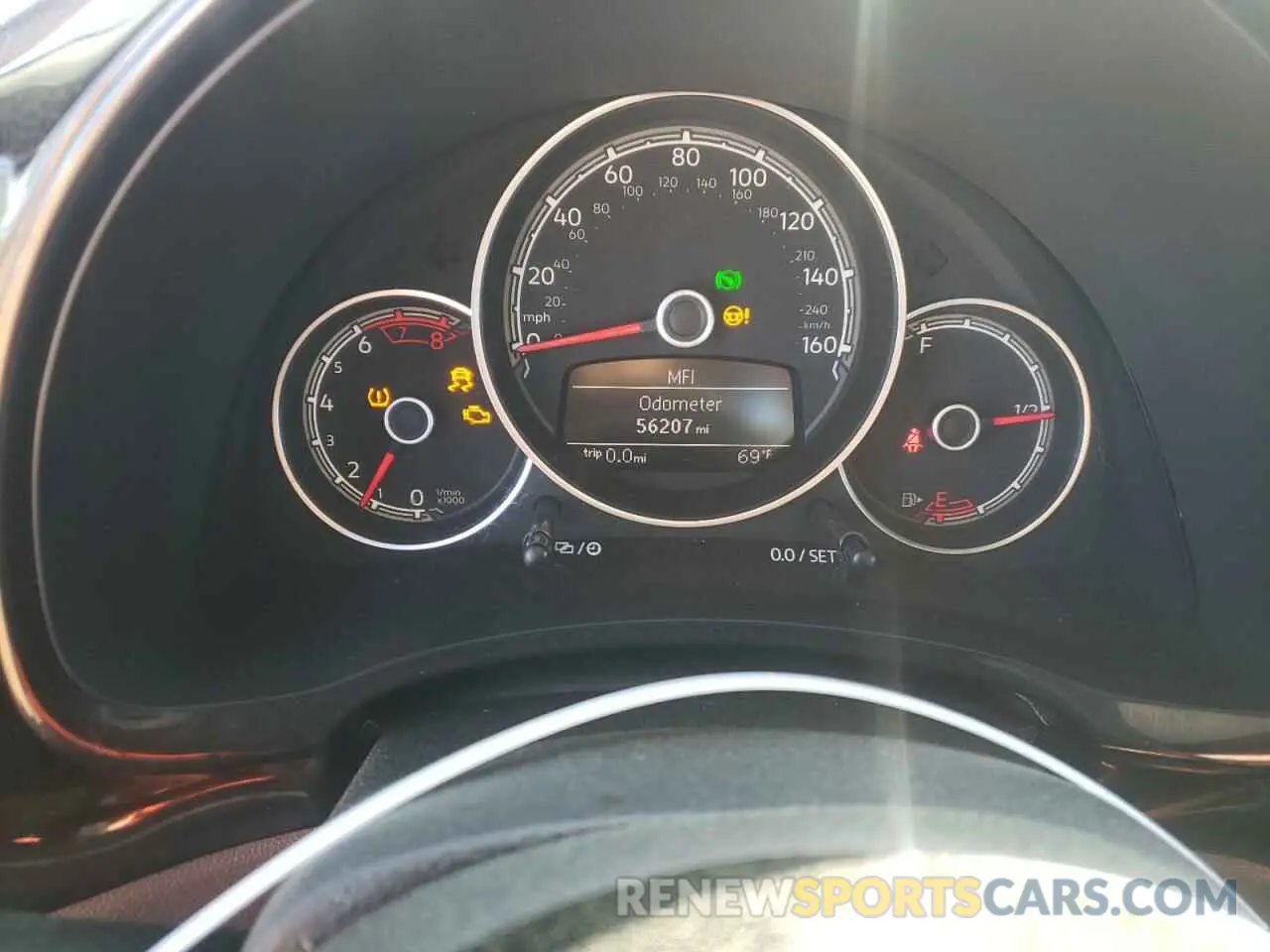 9 Photograph of a damaged car 3VWFD7AT9KM712164 VOLKSWAGEN BEETLE 2019