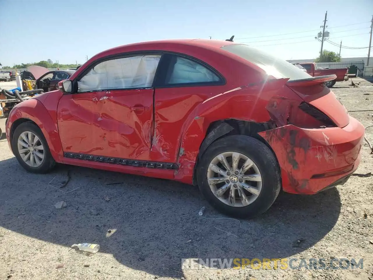 2 Photograph of a damaged car 3VWFD7AT9KM718059 VOLKSWAGEN BEETLE 2019
