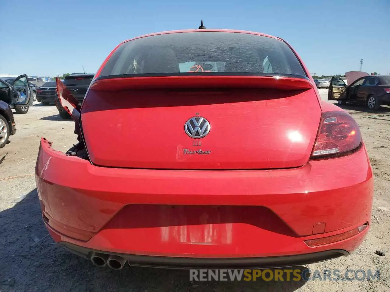 6 Photograph of a damaged car 3VWFD7AT9KM718059 VOLKSWAGEN BEETLE 2019