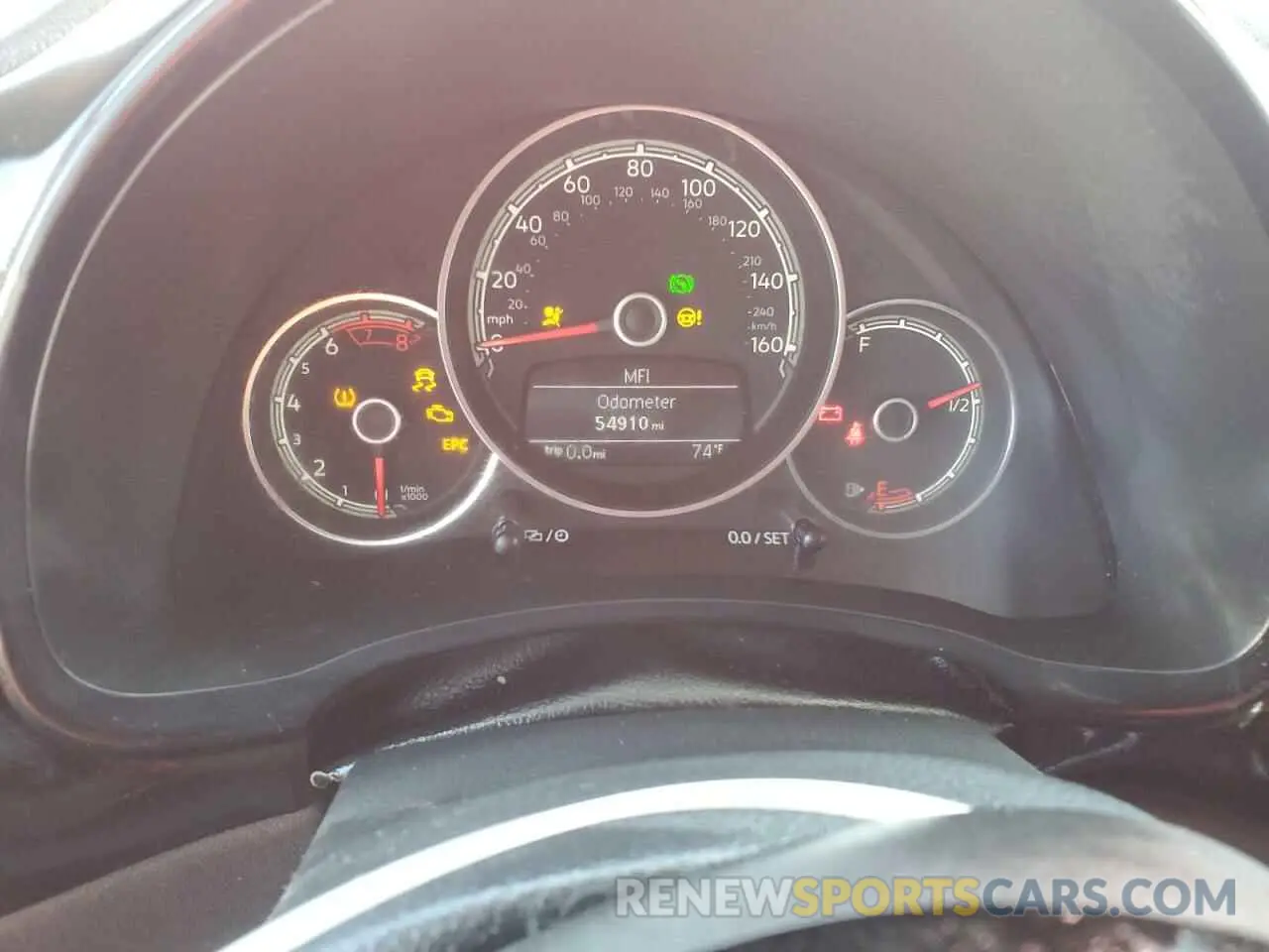 9 Photograph of a damaged car 3VWFD7AT9KM718059 VOLKSWAGEN BEETLE 2019