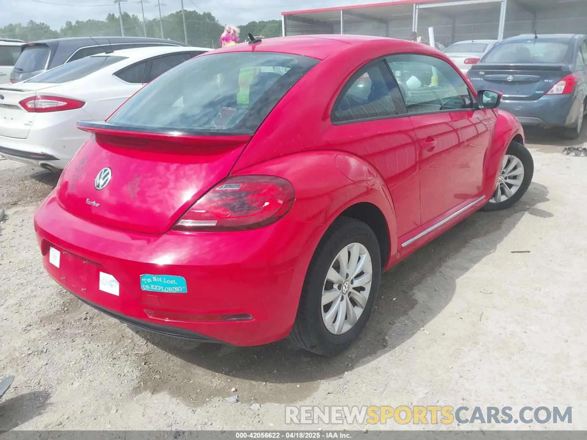 4 Photograph of a damaged car 3VWFD7ATXKM712450 VOLKSWAGEN BEETLE 2019
