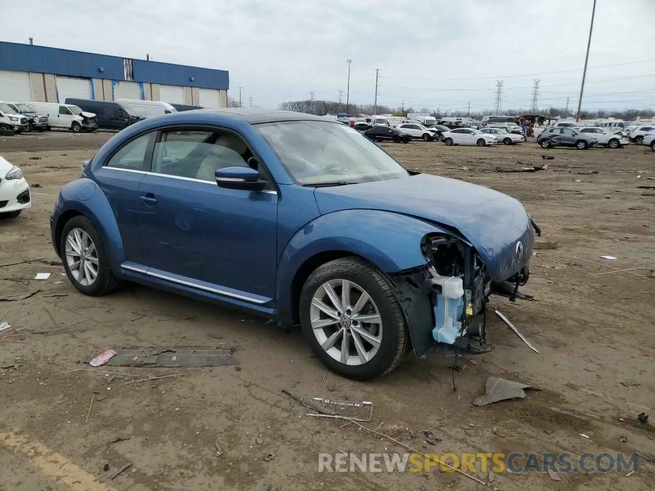 4 Photograph of a damaged car 3VWJD7ATXKM716699 VOLKSWAGEN BEETLE 2019