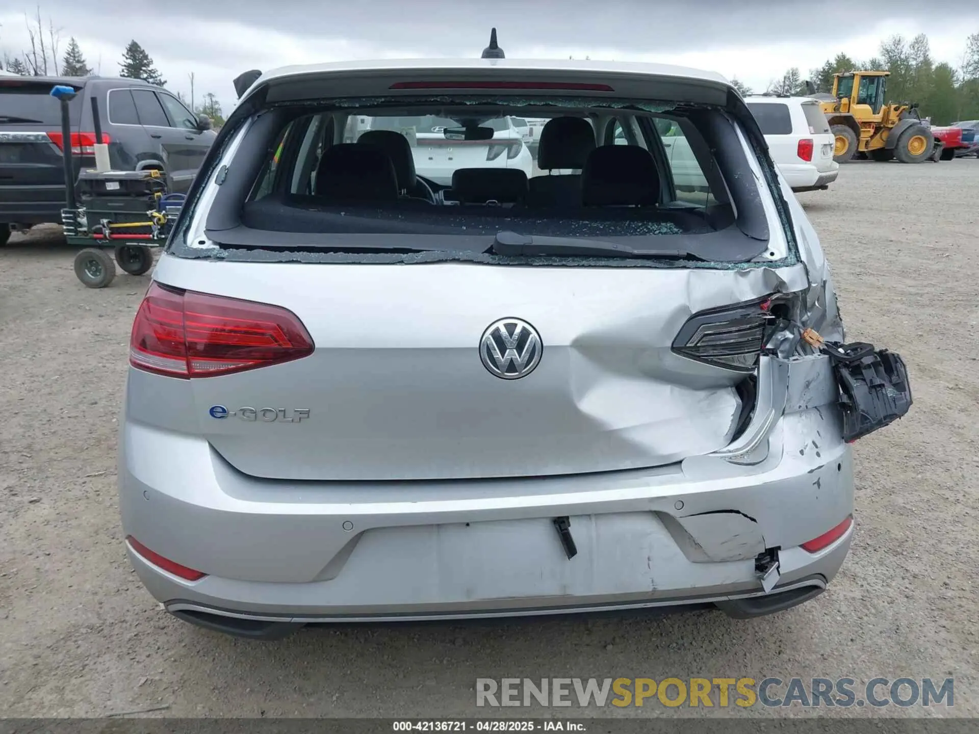 16 Photograph of a damaged car WVWPR7AU3KW908778 VOLKSWAGEN E-GOLF 2019