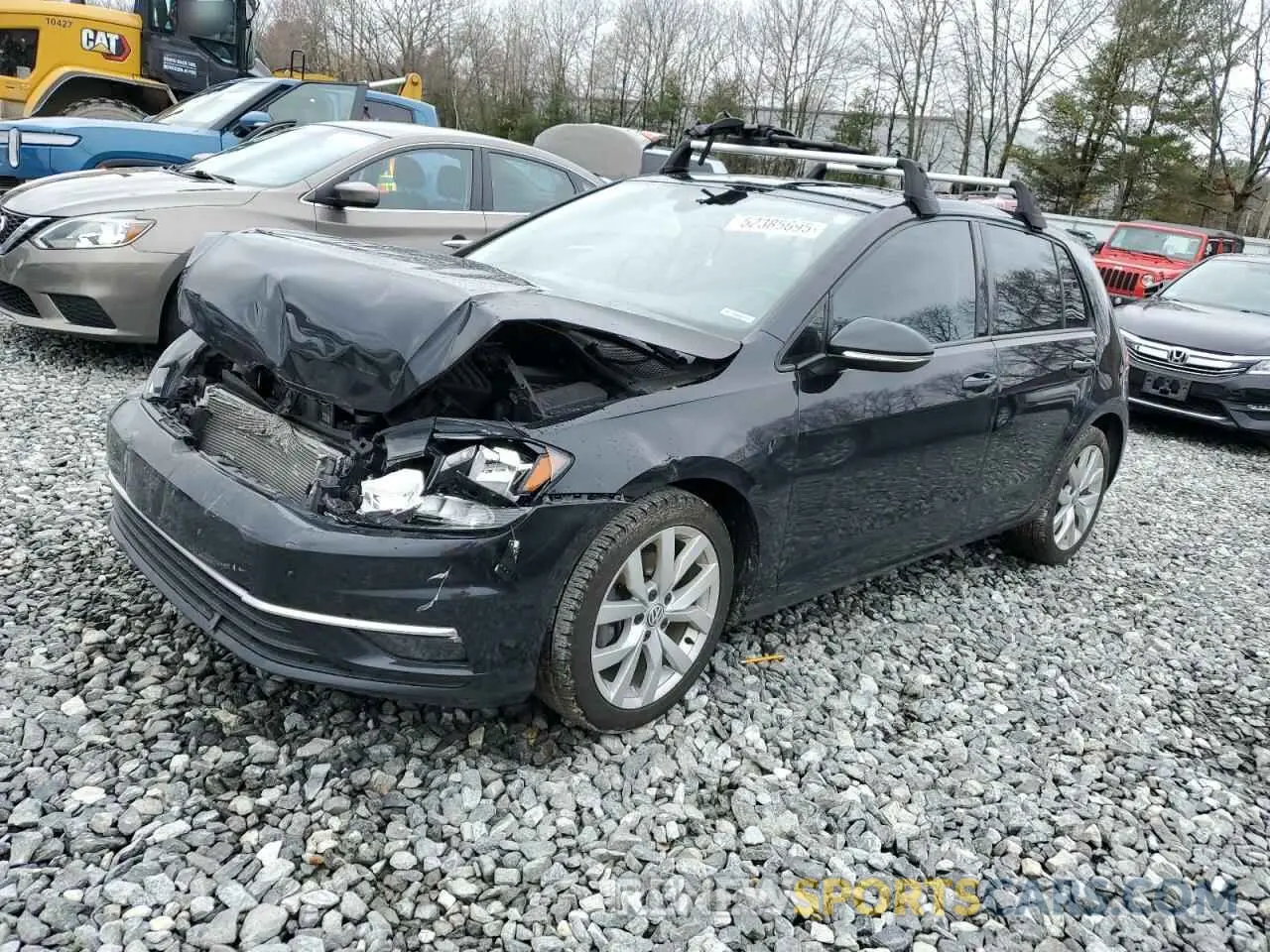 1 Photograph of a damaged car 3VWG57AU0KM012821 VOLKSWAGEN GOLF 2019