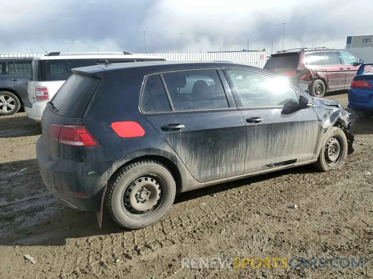 3 Photograph of a damaged car 3VWG57AU1KM027733 VOLKSWAGEN GOLF 2019