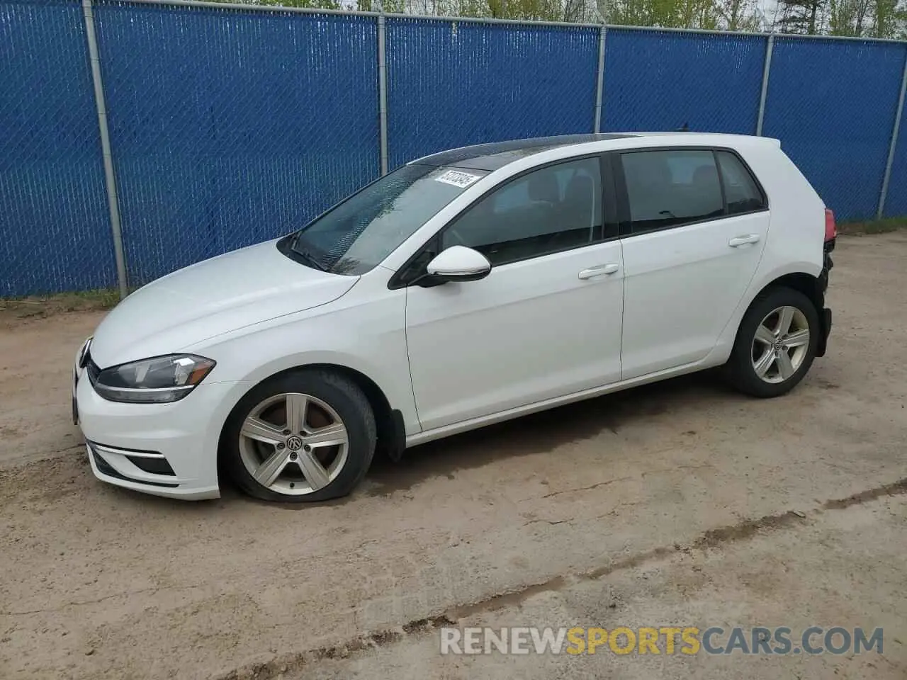 1 Photograph of a damaged car 3VWG57AU3KM030374 VOLKSWAGEN GOLF 2019