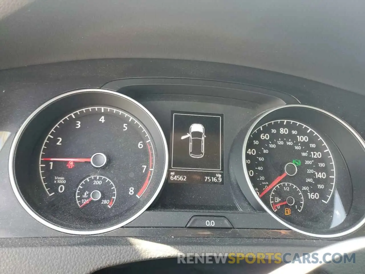 9 Photograph of a damaged car 3VWG57AU3KM035400 VOLKSWAGEN GOLF 2019